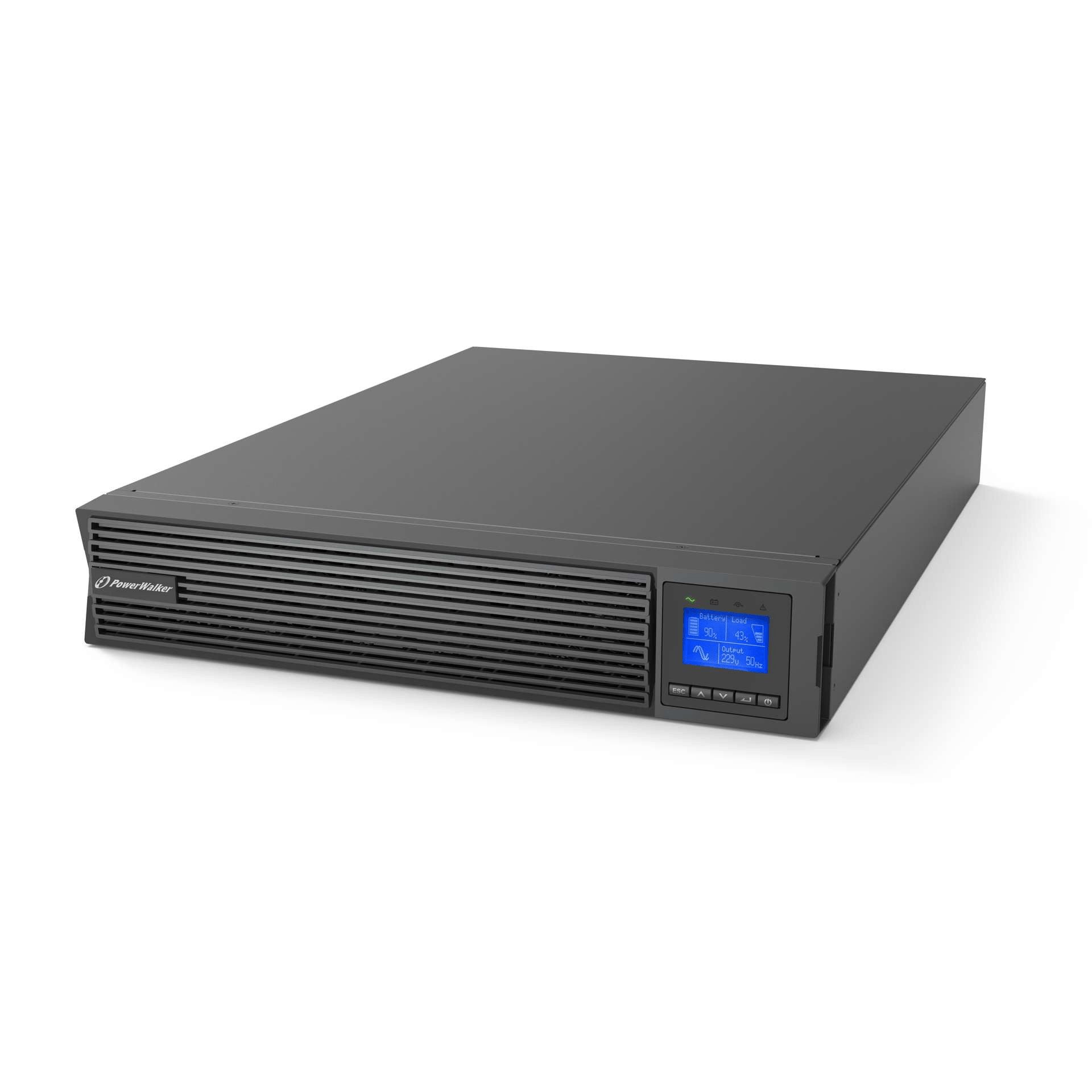 Serverschrank PowerWalker On-Line 2000VA Rack UPS ICR IoT