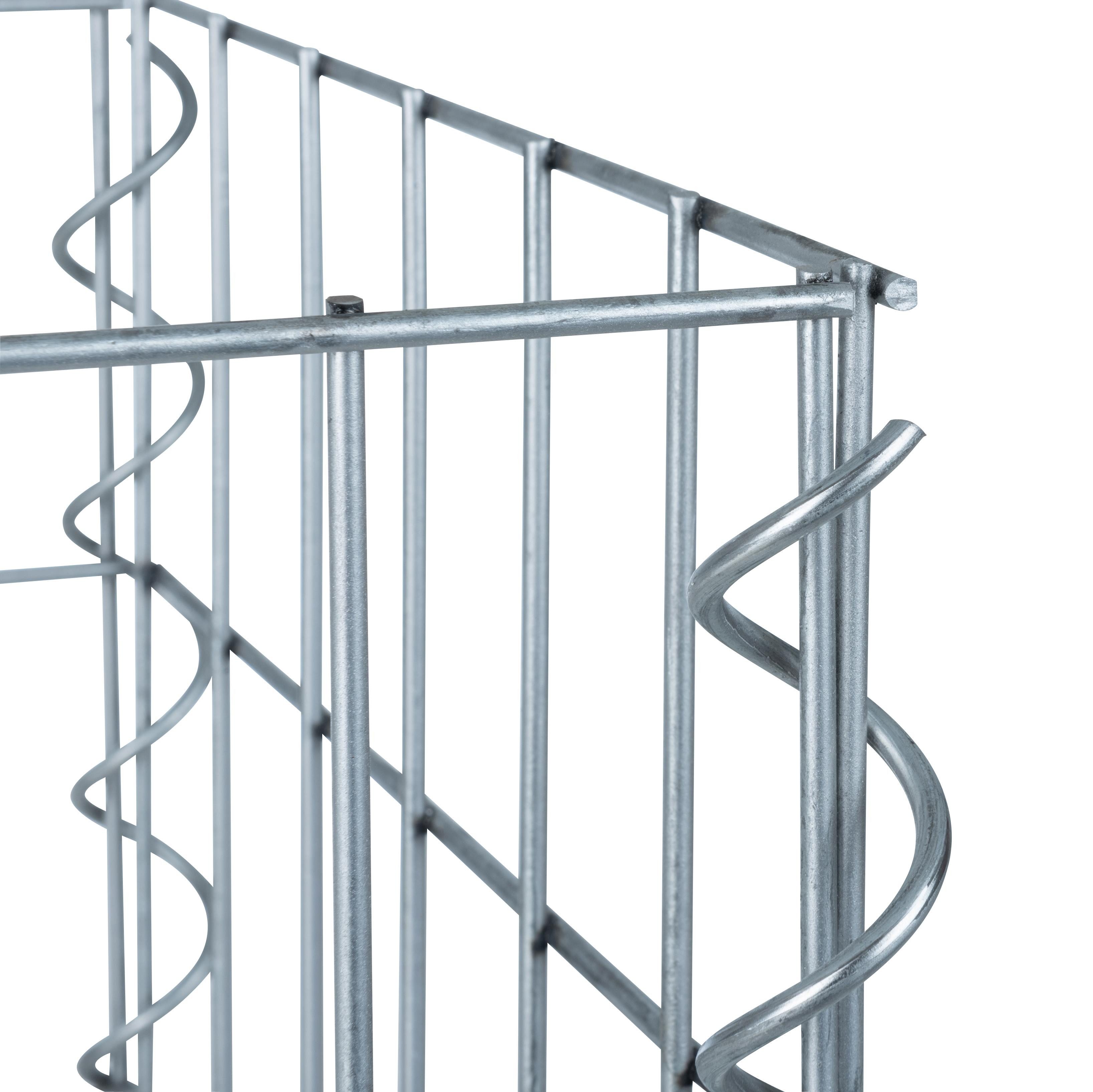 ESTEXO Gabionenzaun Gabione Gabionensäule Säule 100 cm Höhe 4 Eck Steinkorb Säulengabion – Bild 2 von 4