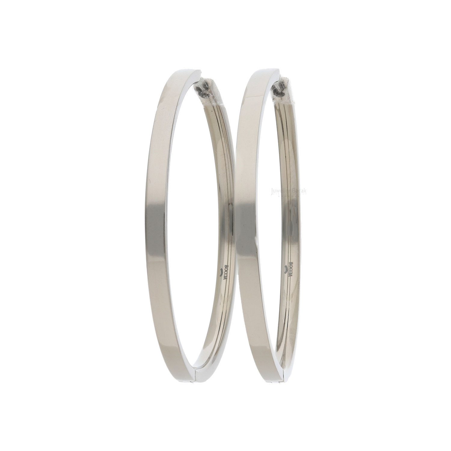 Boccia Paar Creolen Boccia Creolen 0508-03 Titan (kein Set, 2-tlg., inkl. edelm Schmucketui)