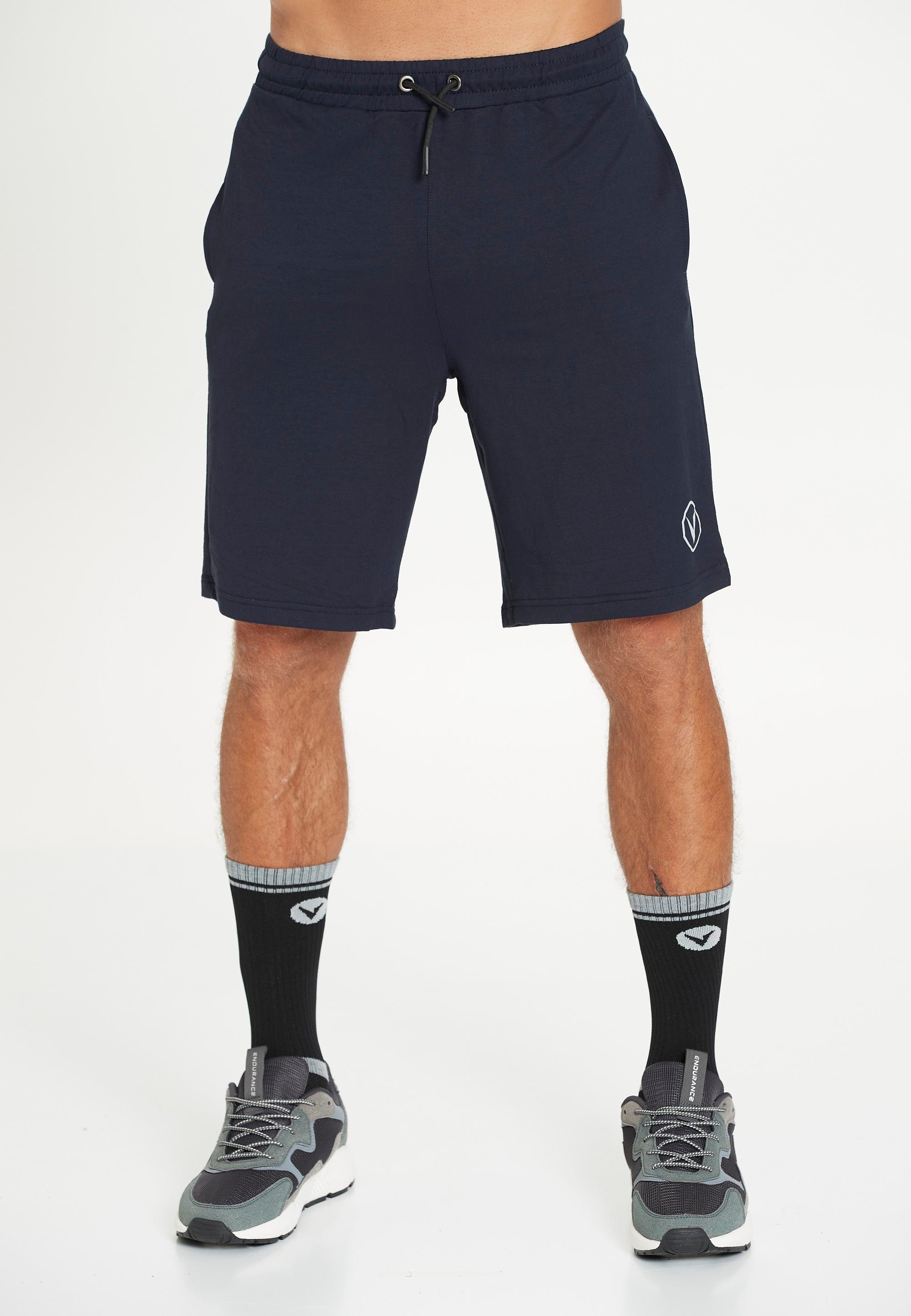 Virtus Shorts Patrick mit extra hohem Viskoseanteil dunkelblau-blau