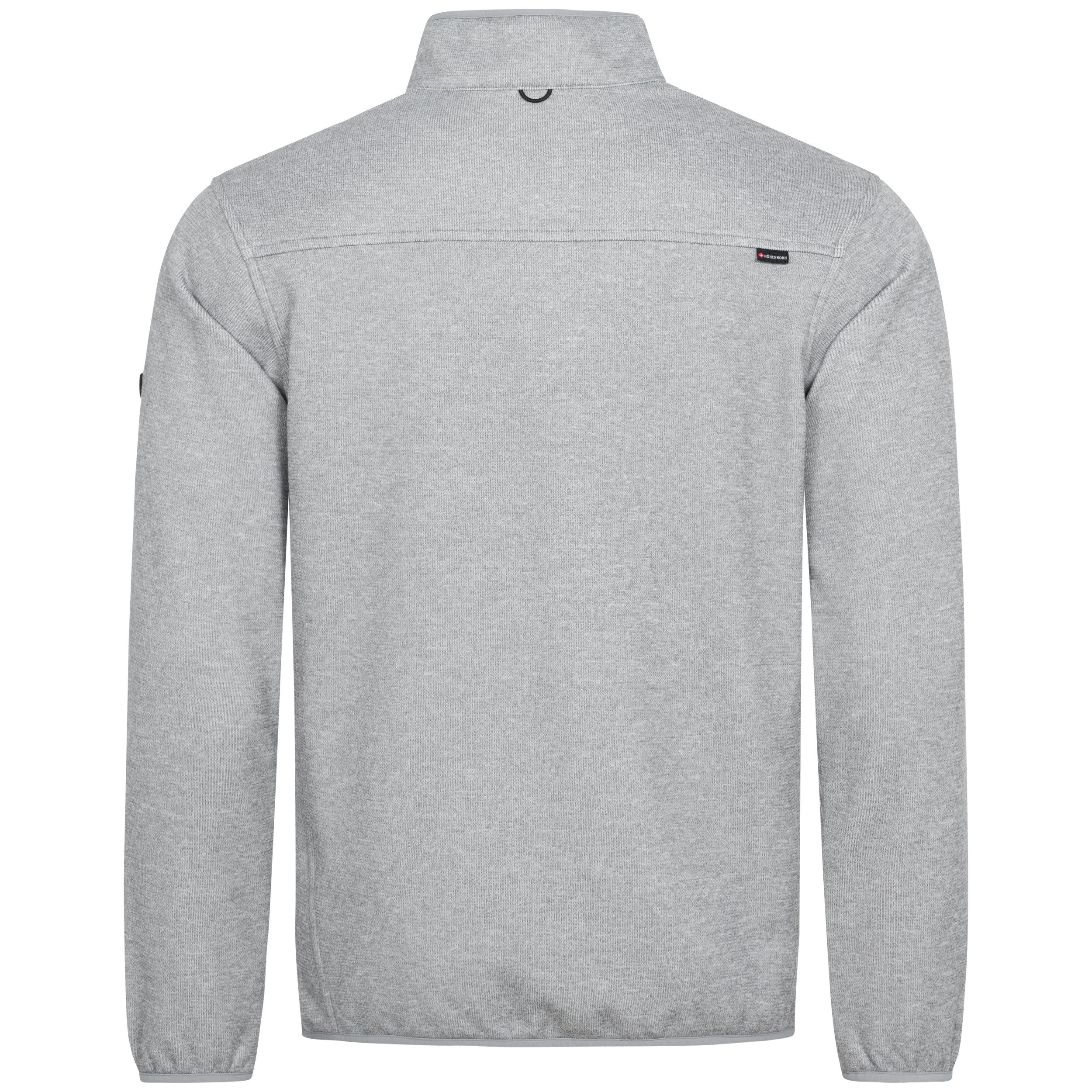 Höhenhorn Fleecepullover Swissfels Herren Strickfleece Pullover Sweatshirt 1/4 Zip für Männer Microfleece-Innenseite, Atmungsaktiv