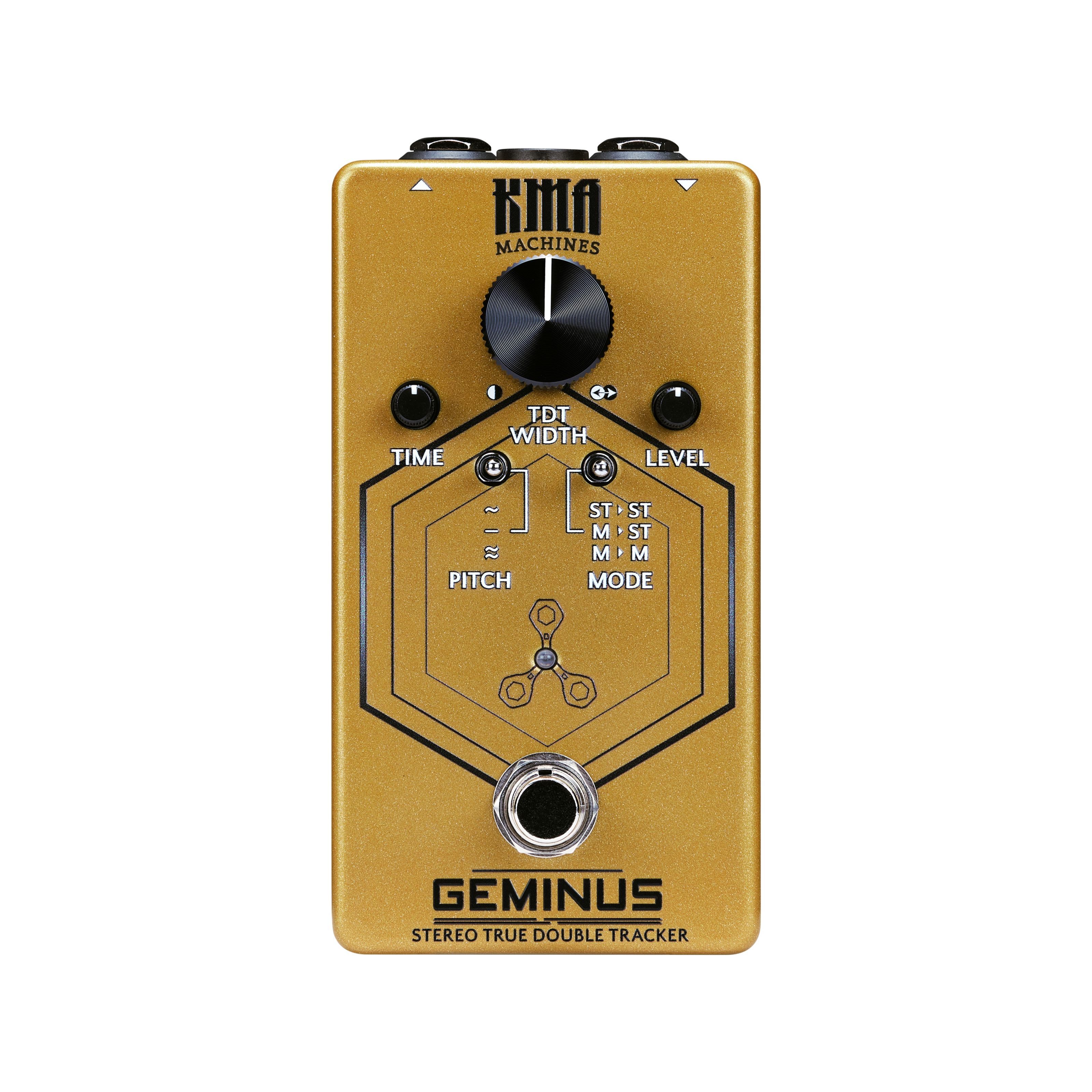 KMA Audio Machines Musikinstrumentenpedal, (Effekte, Sonstige Effekte), Geminus Stereo True Double Tracker - Effektgerät für Gitarren