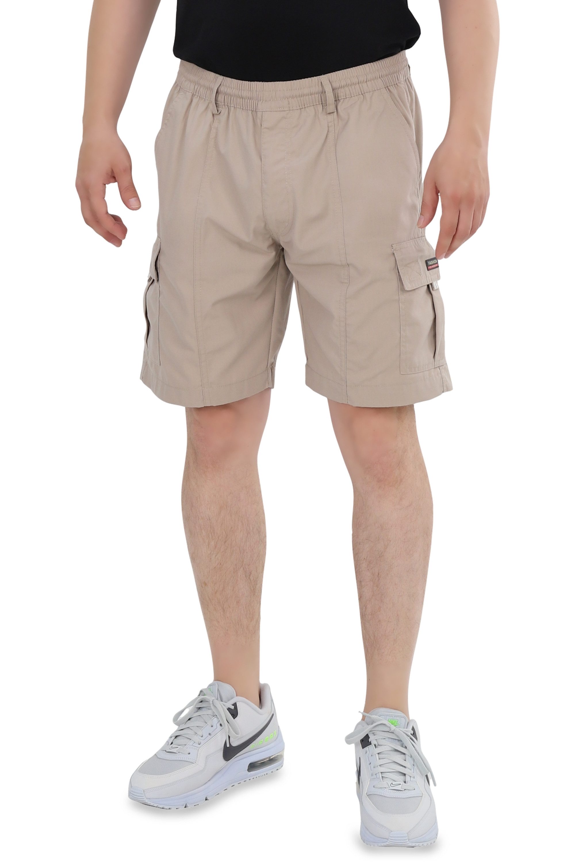 Ben Creek Cargobermudas QSH01K Bermuda mit Cargo Taschen, kurze Herren Hose, Short mit Dehnbund