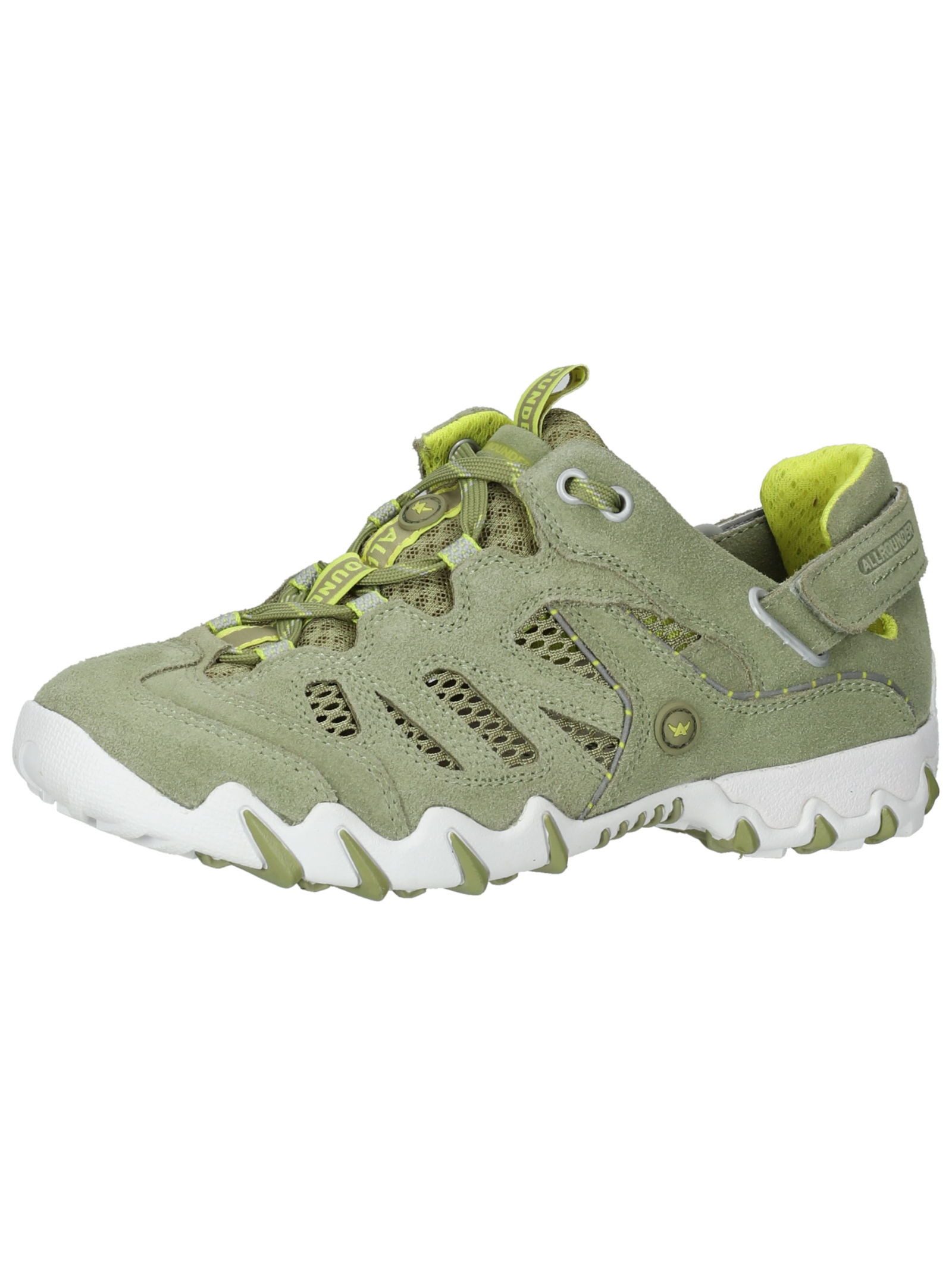 Allrounder Halbschuhe Veloursleder . Klettschuh