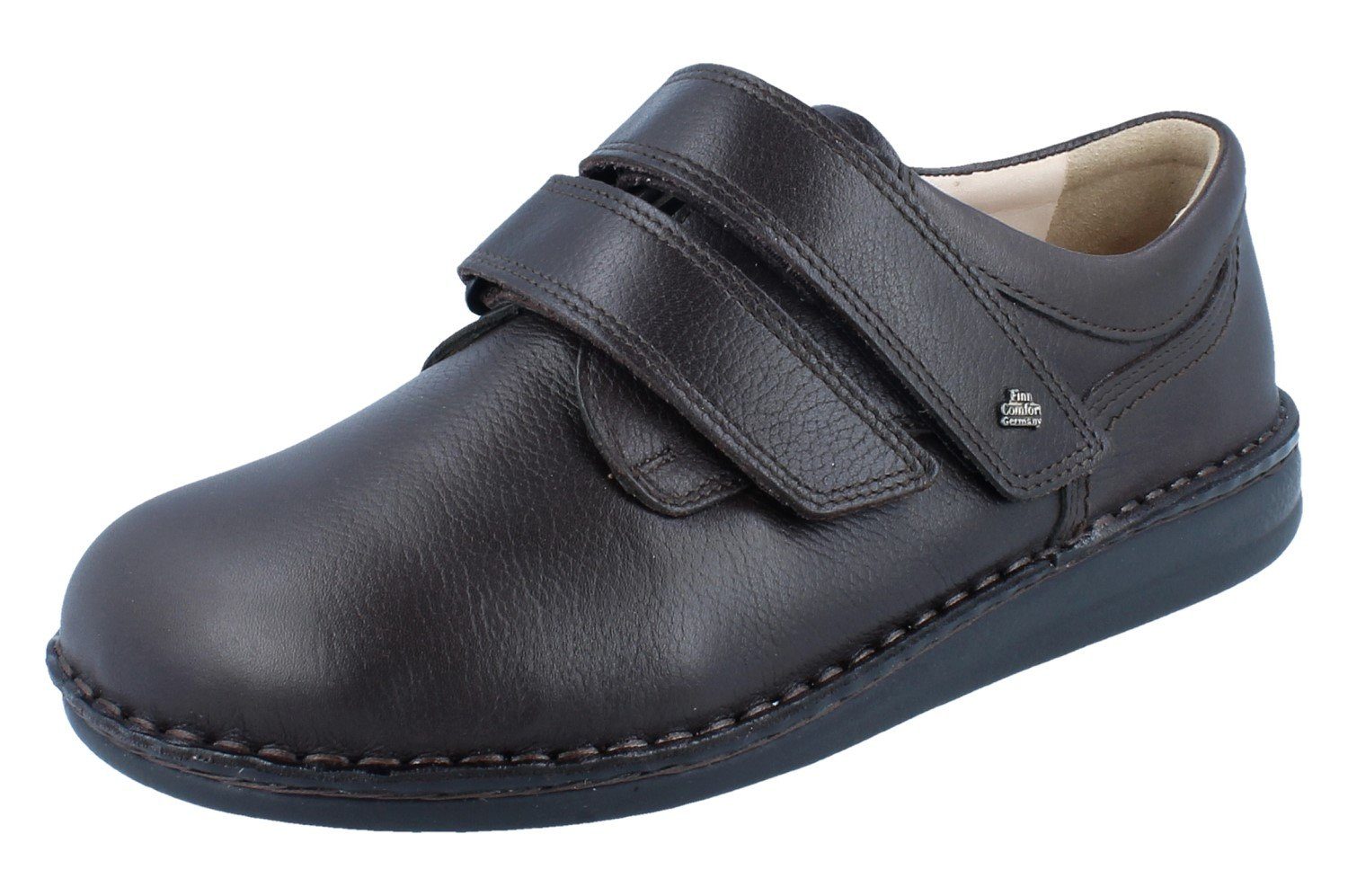 Finn Comfort FINN COMFORT PROPHYLAXE 96103 Damen Herren Halbschuhe mit Klett braun Schnürschuh Wechselfußbett