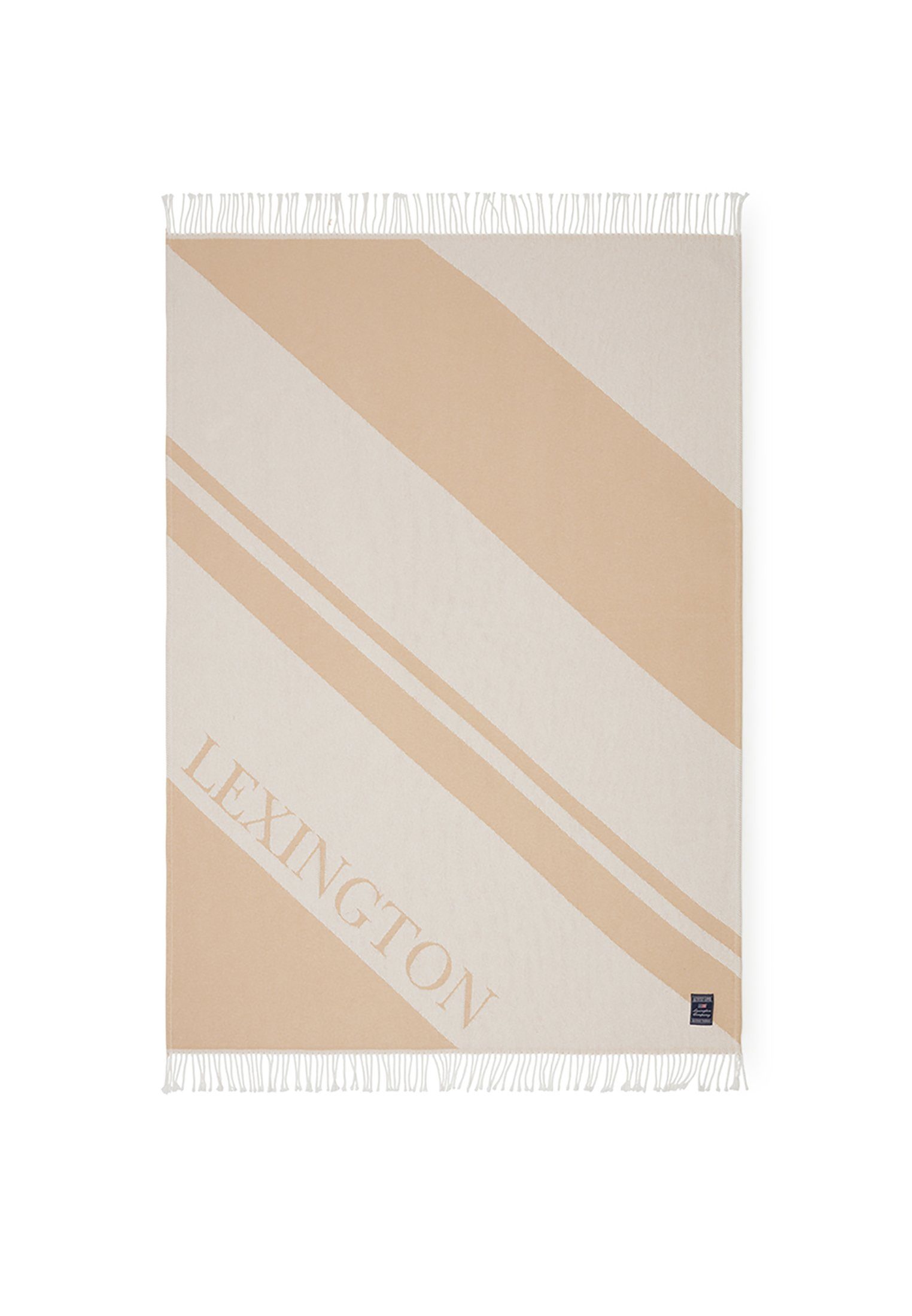 Plaid Recycled Cotton Lexington beige/white Logo
