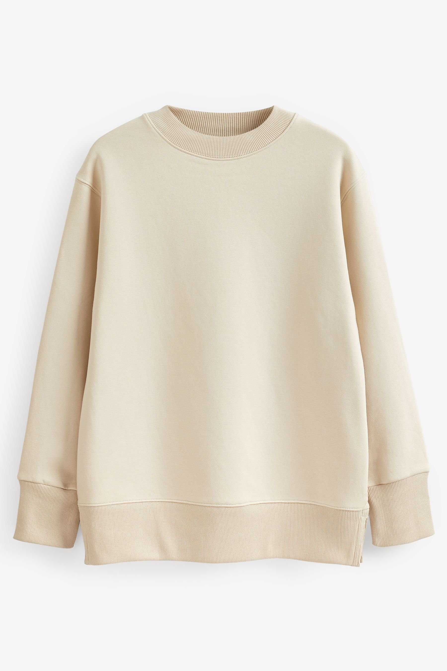 Next Longsweatshirt Langes Sweatshirt (1-tlg) Neutral