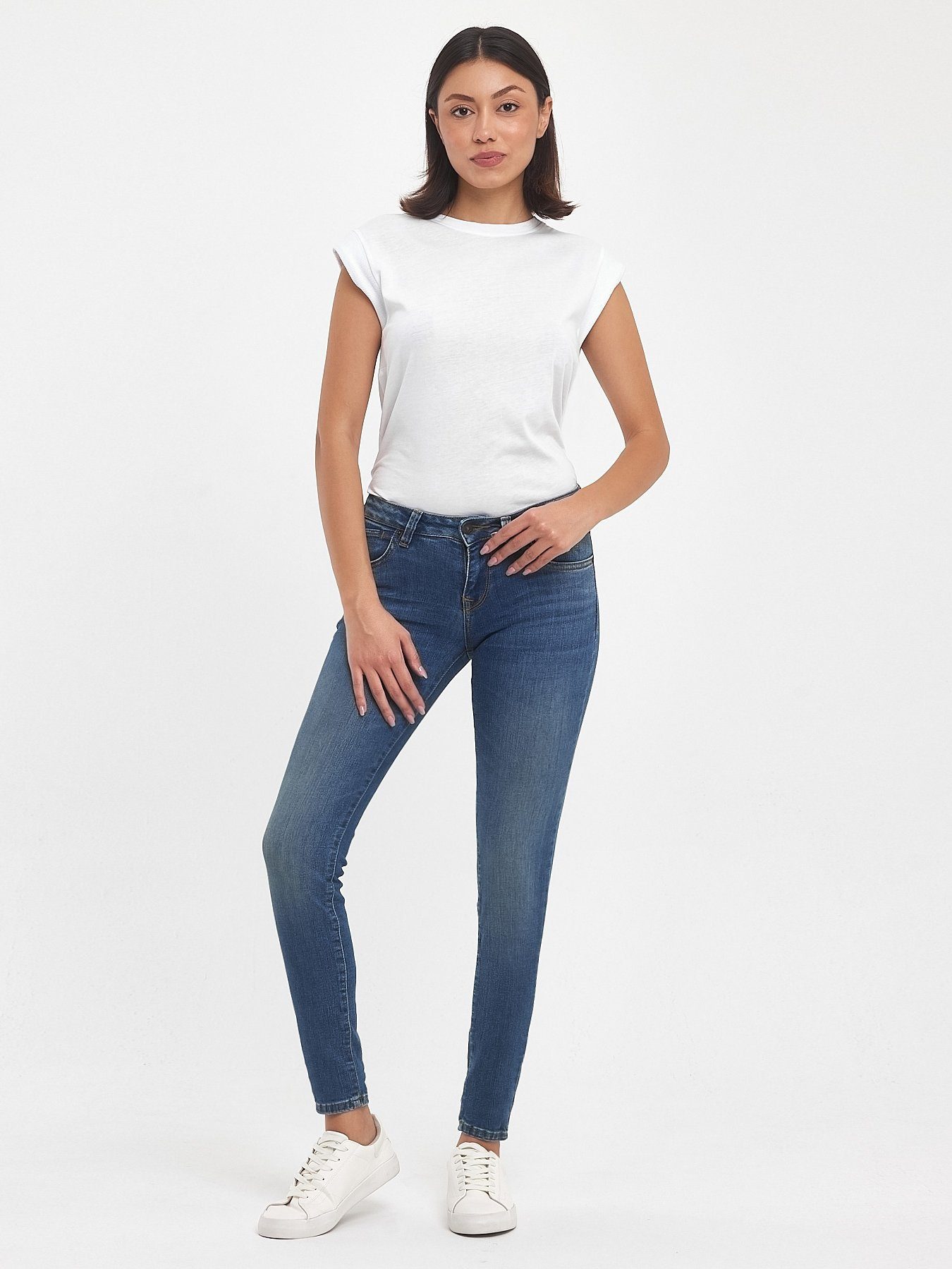 LTB Skinny-fit-Jeans LTB Nicole Aviana Wash Jeans
