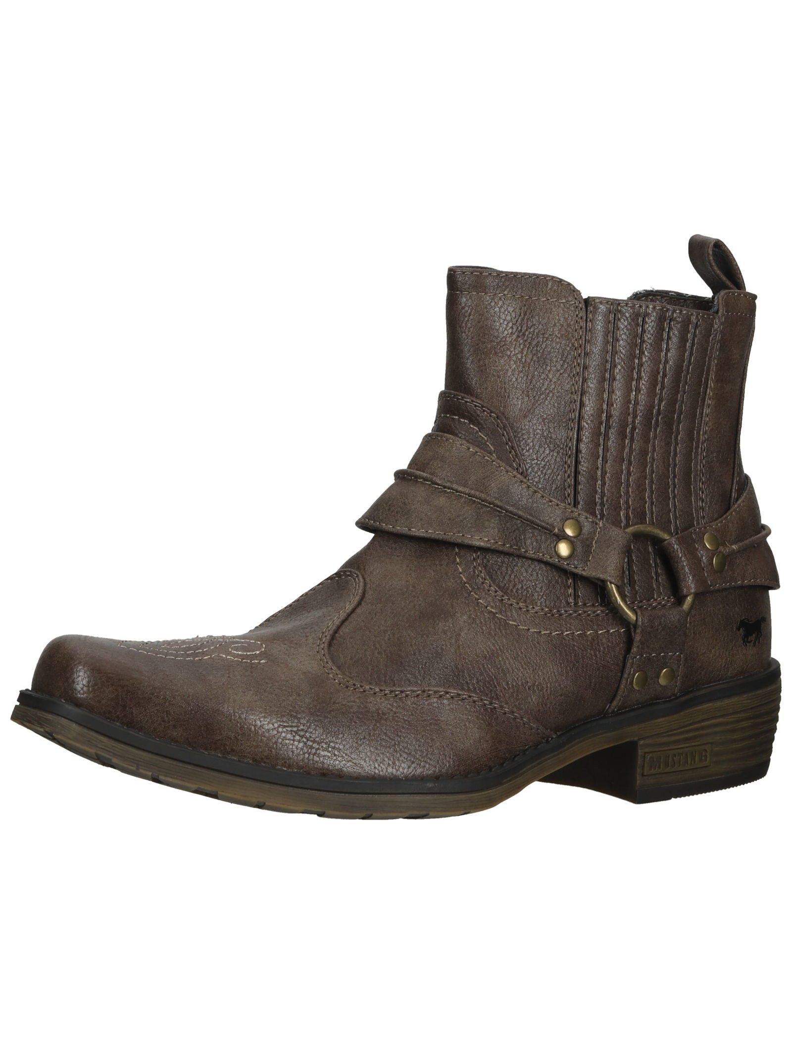MUSTANG Stiefelette Lederimitat . Cowboy Stiefelette