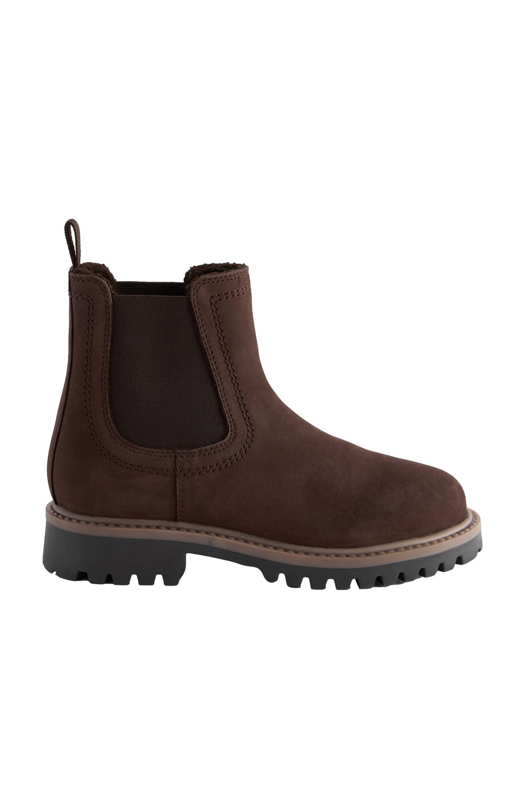 Next Warm gefütterte Chelsea-Stiefel aus Leder Chelseaboots (1-tlg)