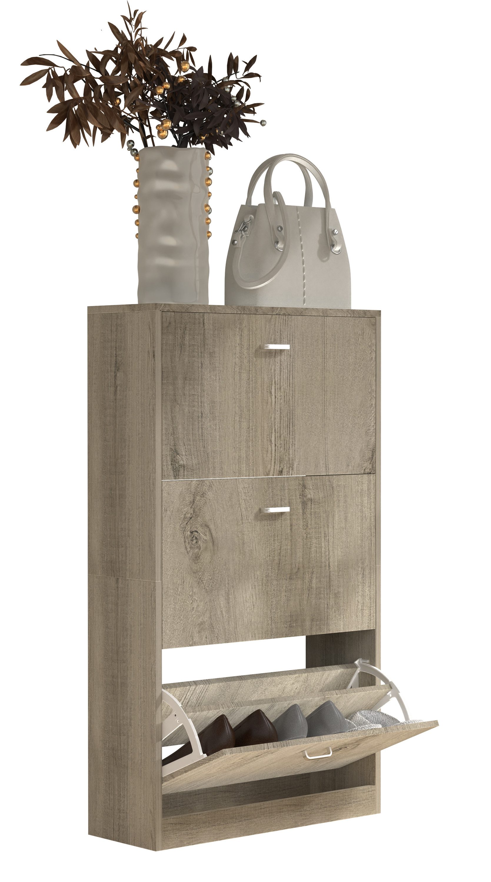 VCM Schuhschrank Holz Regal Schuhschrank Schuhkipper günstig online kaufen
