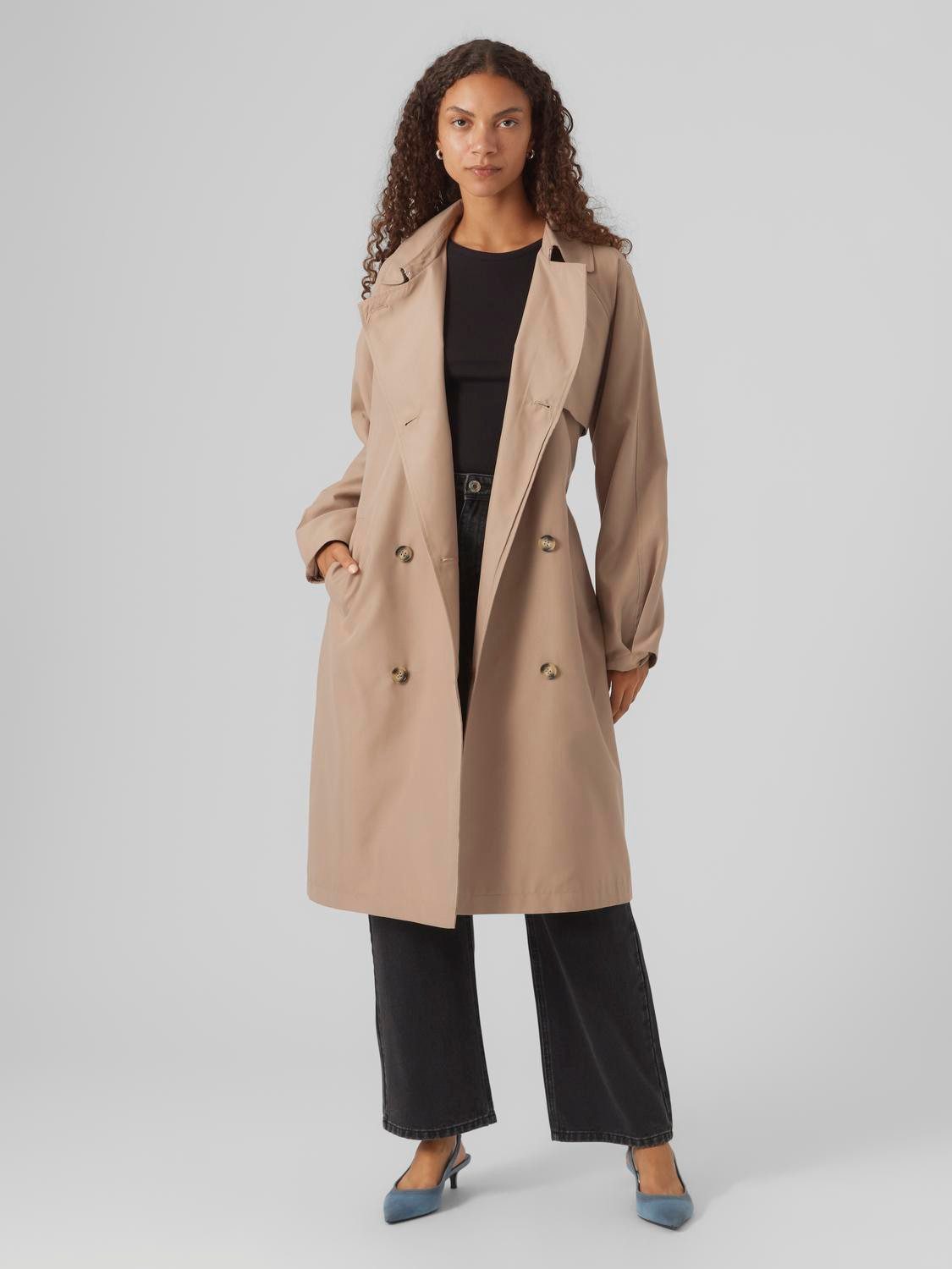 Vero Moda Trenchcoat VMDOREEN LONG TRENCHCOAT BOOS