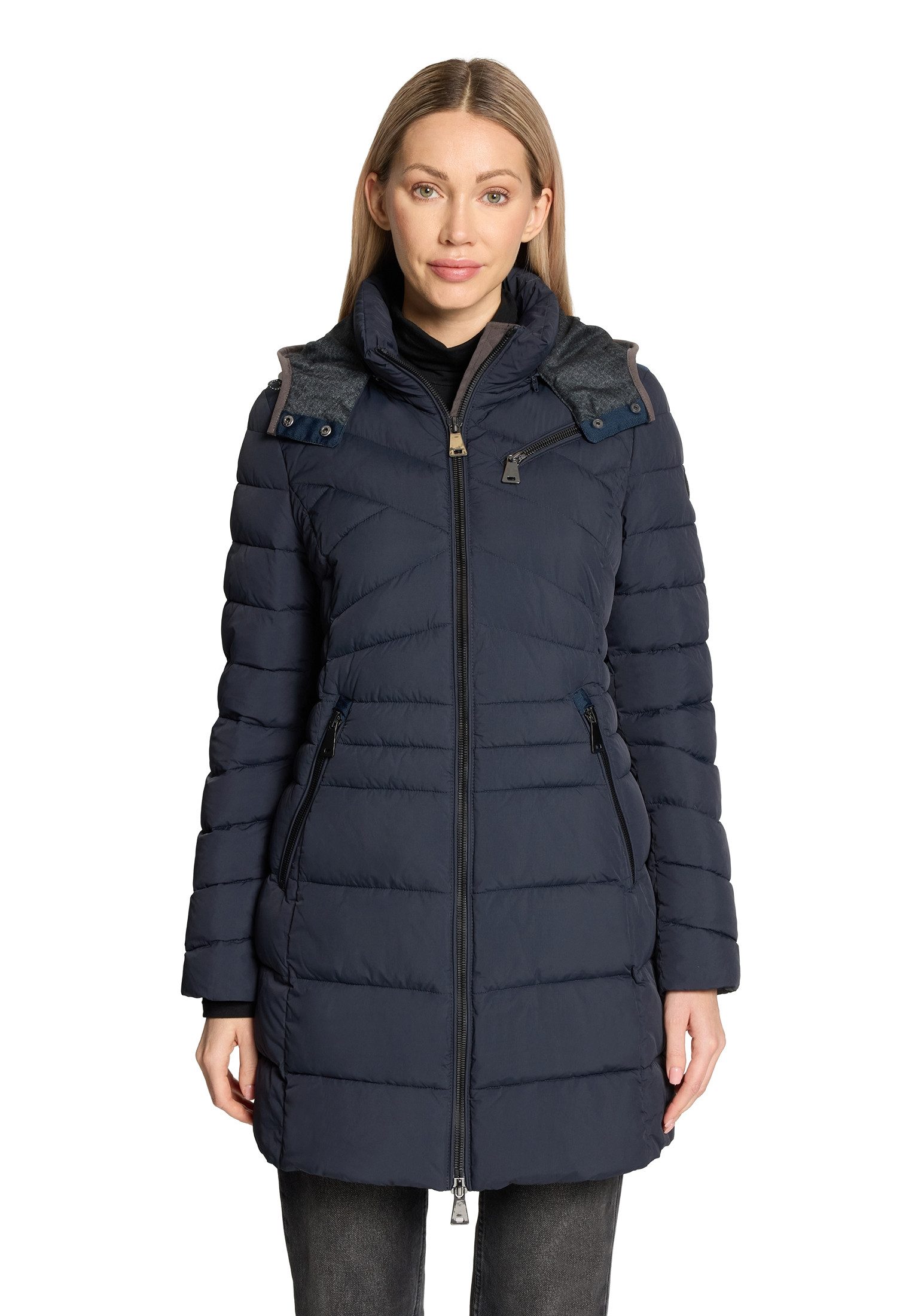 Gil Bret Steppjacke Damen mit abnehmbarer Kapuze