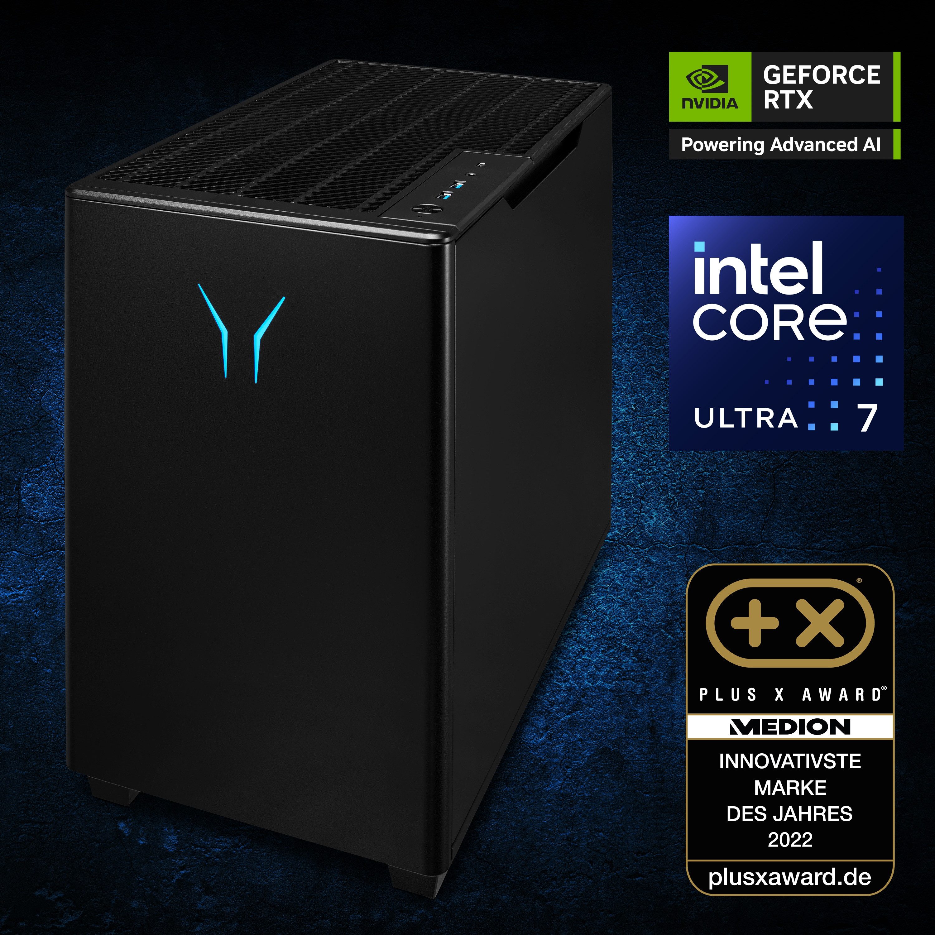 ERAZER Core Gaming PC ERAZER Bandit P20 (MD340054) Gaming-PC (Intel Core Ultra 7, NVIDIA GeForce RTX 5060, 32 GB RAM, 2000 GB SSD, BANDIT_P20)