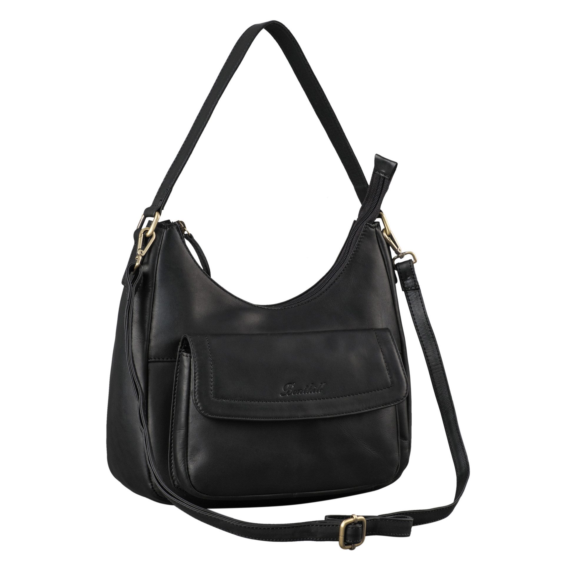 Benthill Handtasche Damen Echt Leder Schultertasche Umhängetasche Ledertasc günstig online kaufen