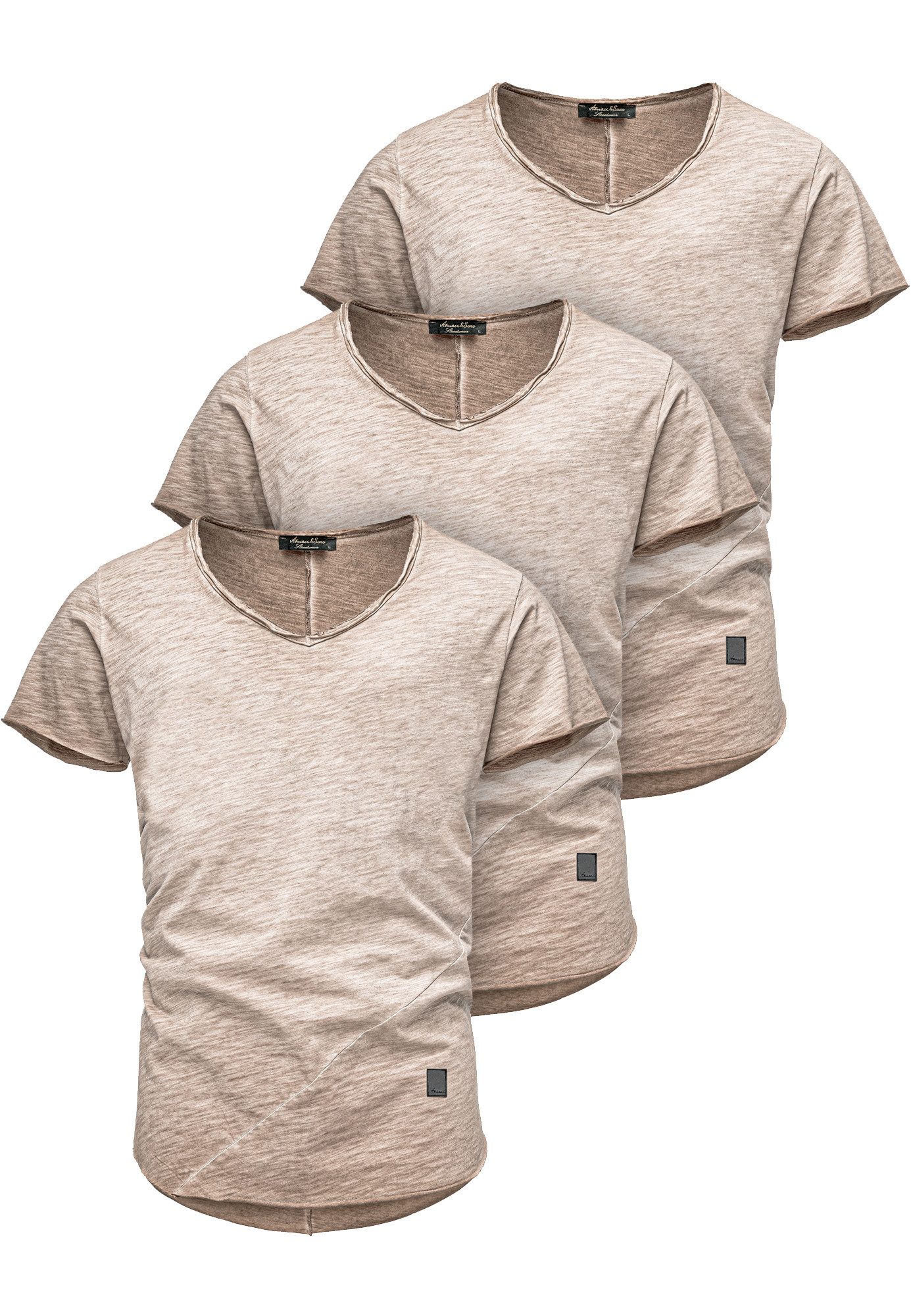 Amaci&Sons T-Shirt 3. NYC Herren 3er-Pack günstig online kaufen