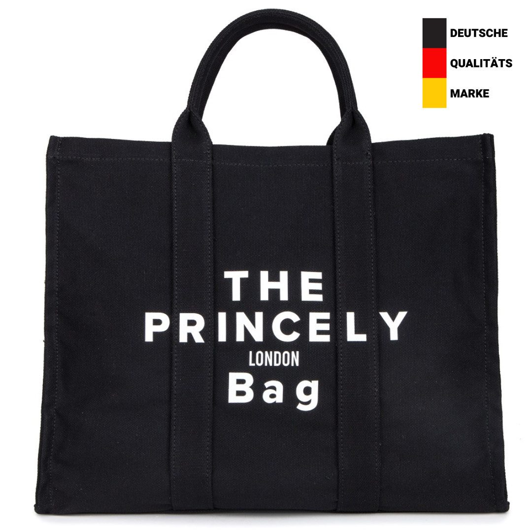 Princely London Shopper The PL Bag Large - Stylische Baumwolltasche