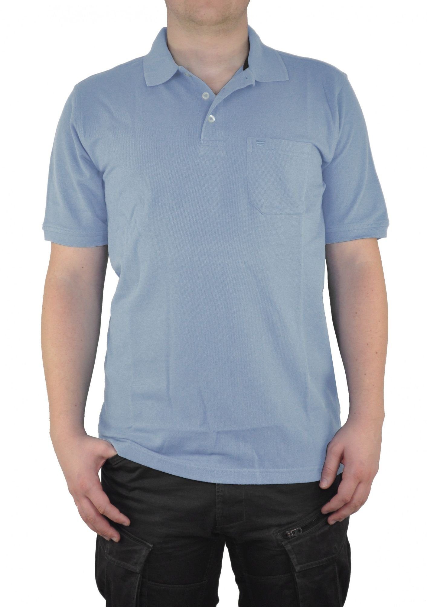 Redmond Poloshirt Piqué Polo-Shirt Blau(11)