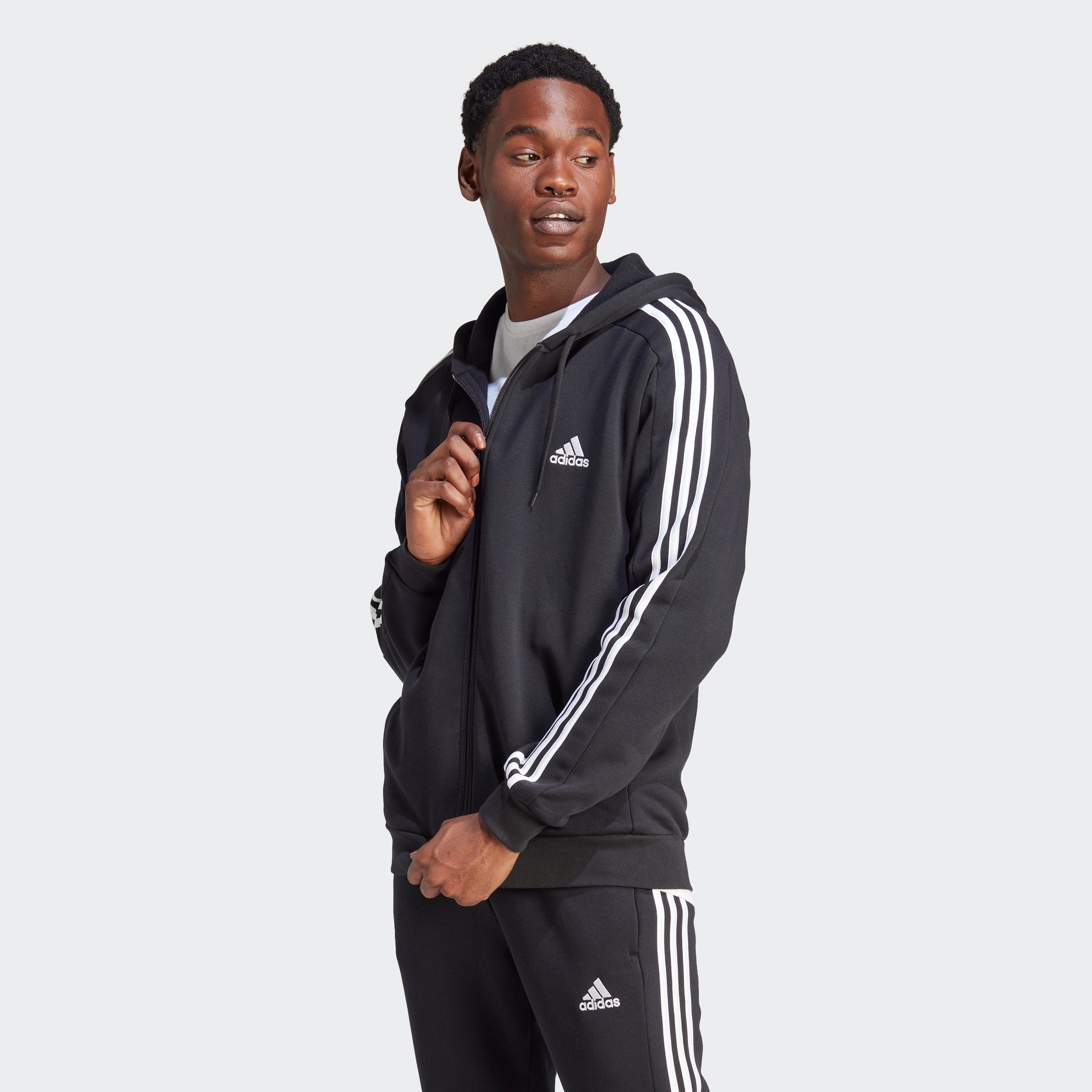 adidas Sportswear Kapuzensweatjacke M 3S FL FZ HD (1-tlg)