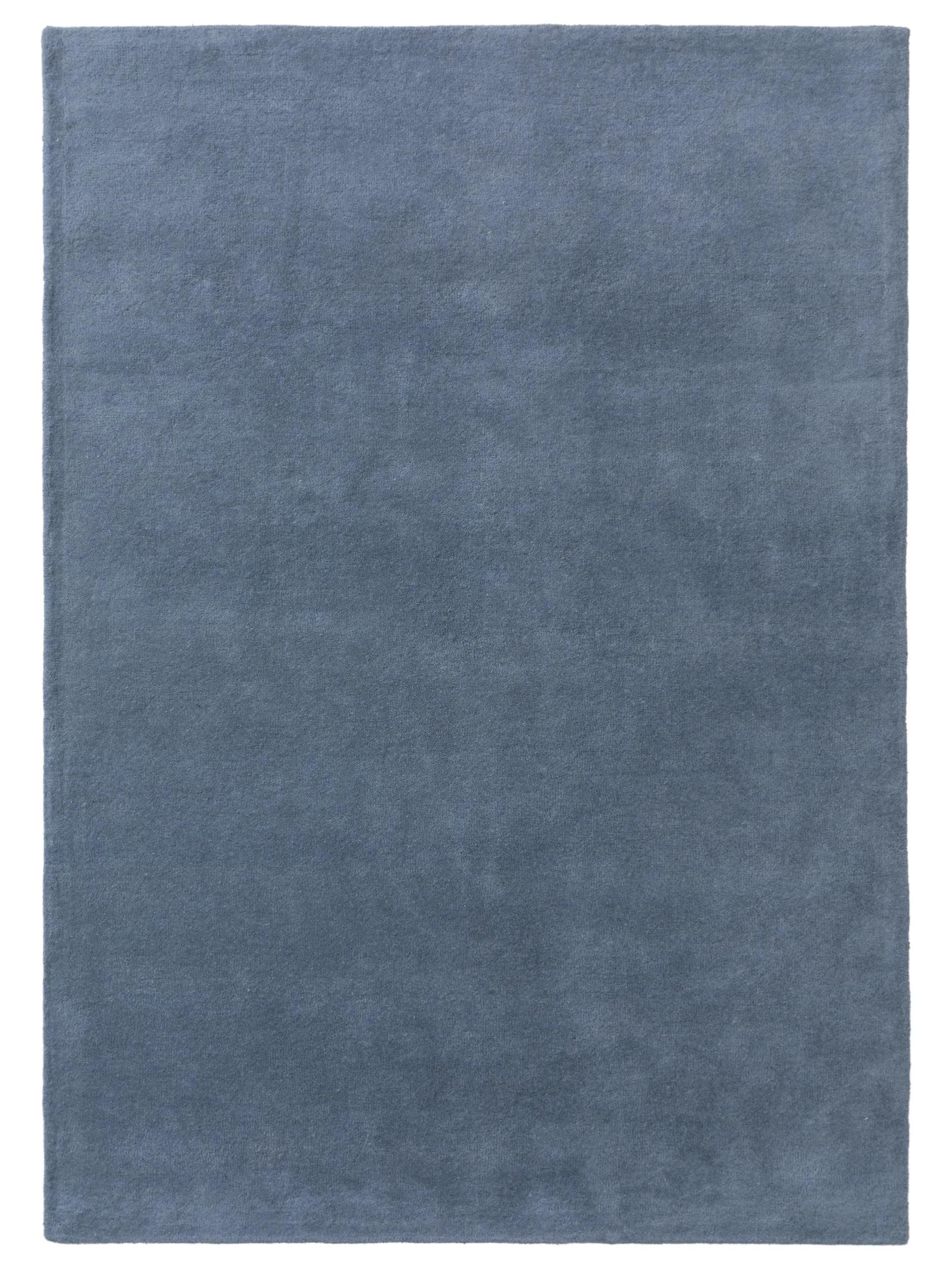 benuta Wollteppich Bent, rechteckig, Höhe: 6 mm, Teppich Wohnzimmer, Schlafzimmer, Esszimmer, Flur, Kunstfaser, Cozy