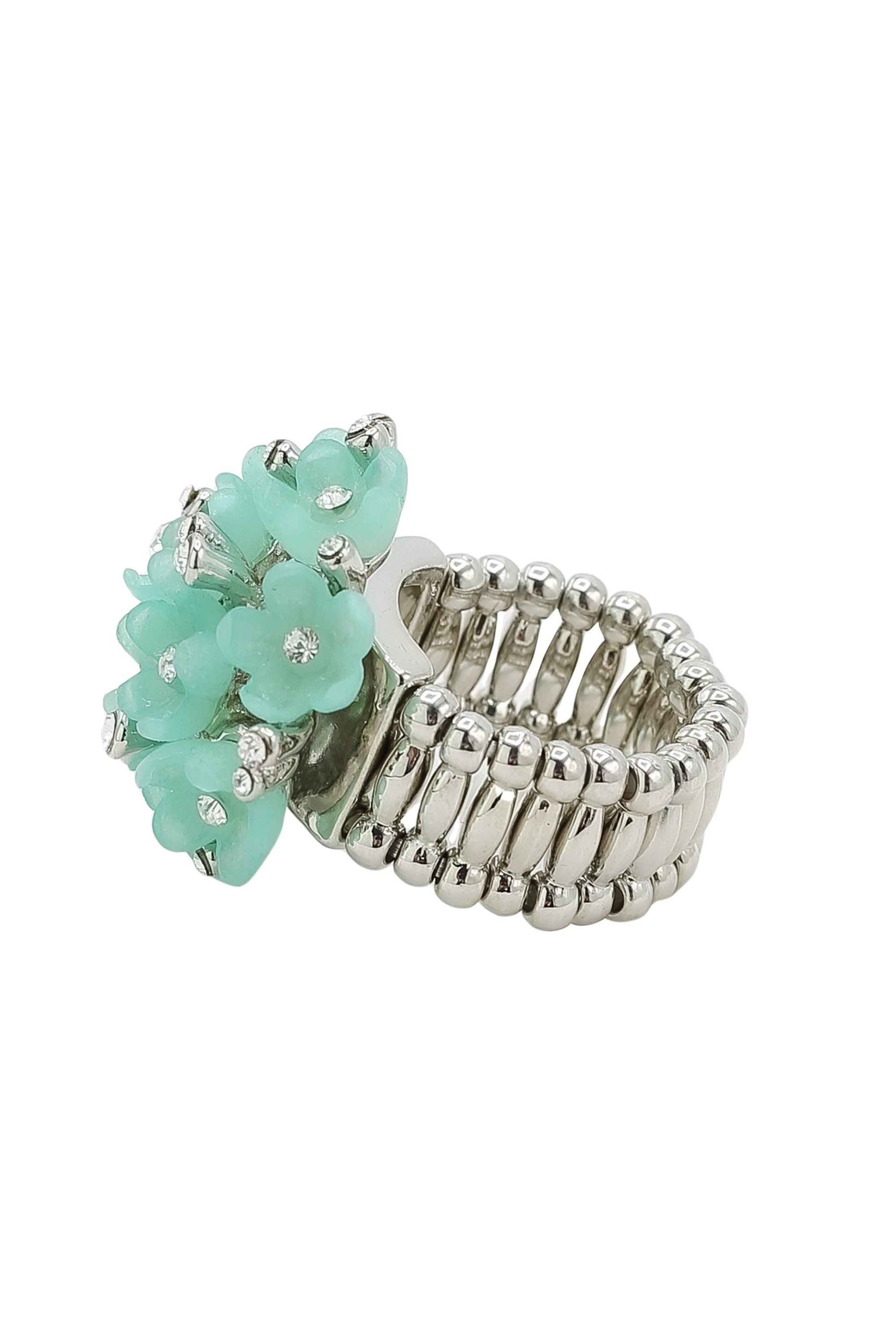 COLLEZIONE ALESSANDRO Fingerring Funkelblüte