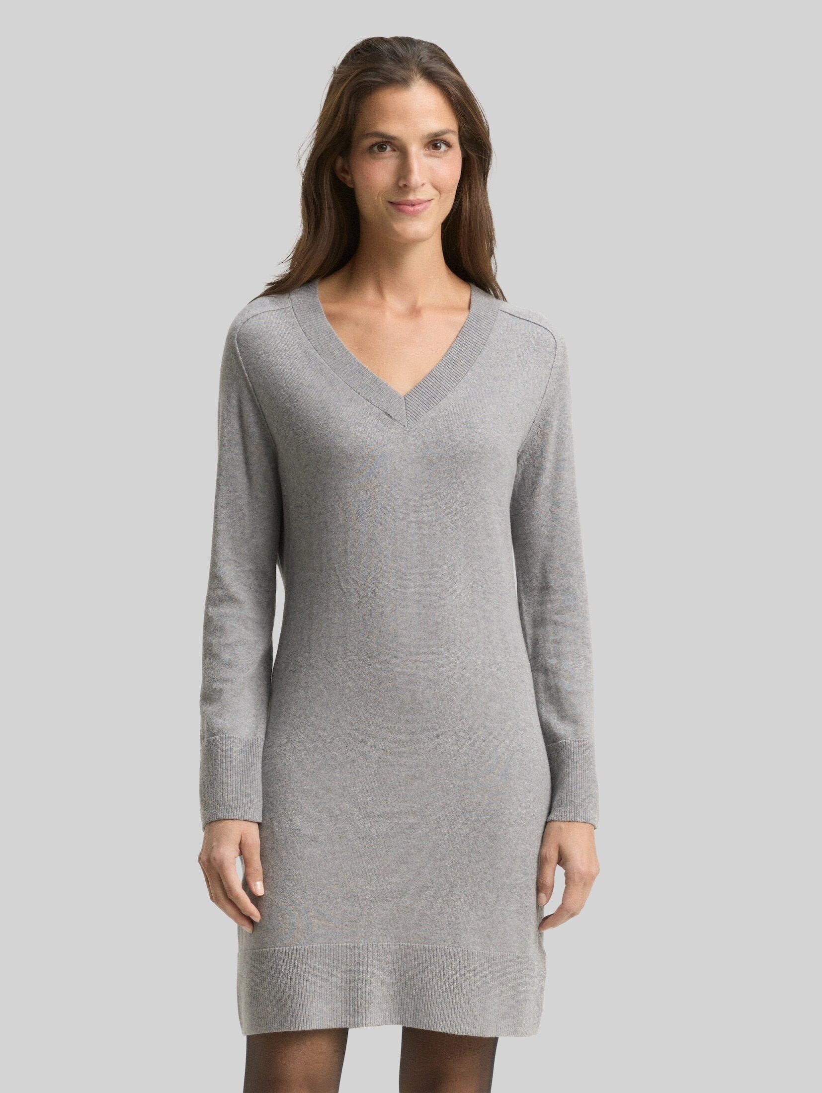 TOM TAILOR Sommerkleid Kleider & Jumpsuits Strickkleid mit Kaschmir-Anteil