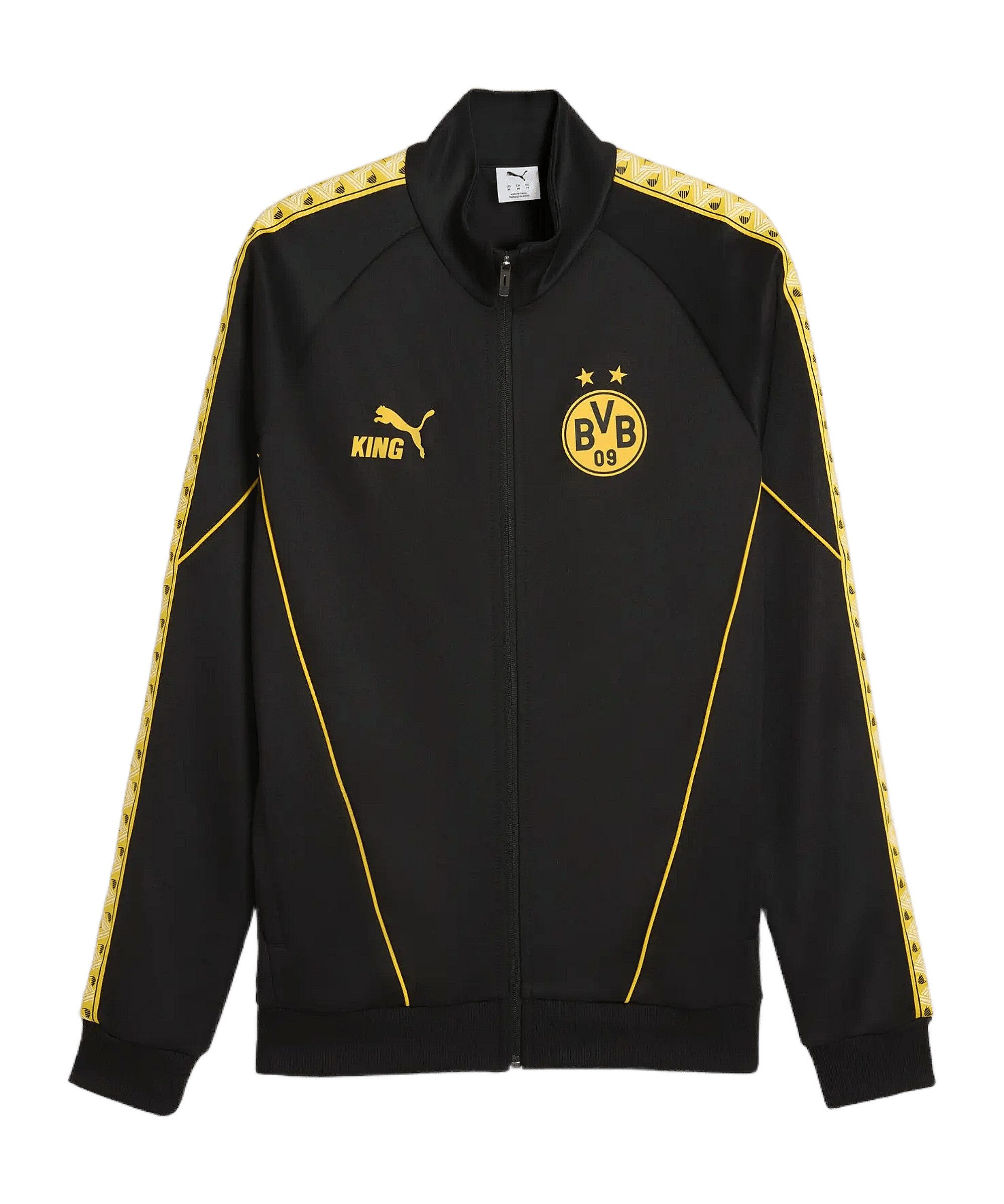 PUMA Sweatjacke PUMA Borussia Dortmund KING Anthem Jacke Polyester