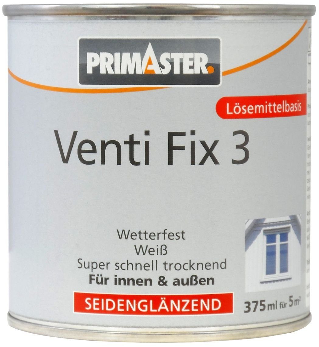 Venti ml Primaster 375 Primaster seidenglänzend Fix Lack 3 weiß