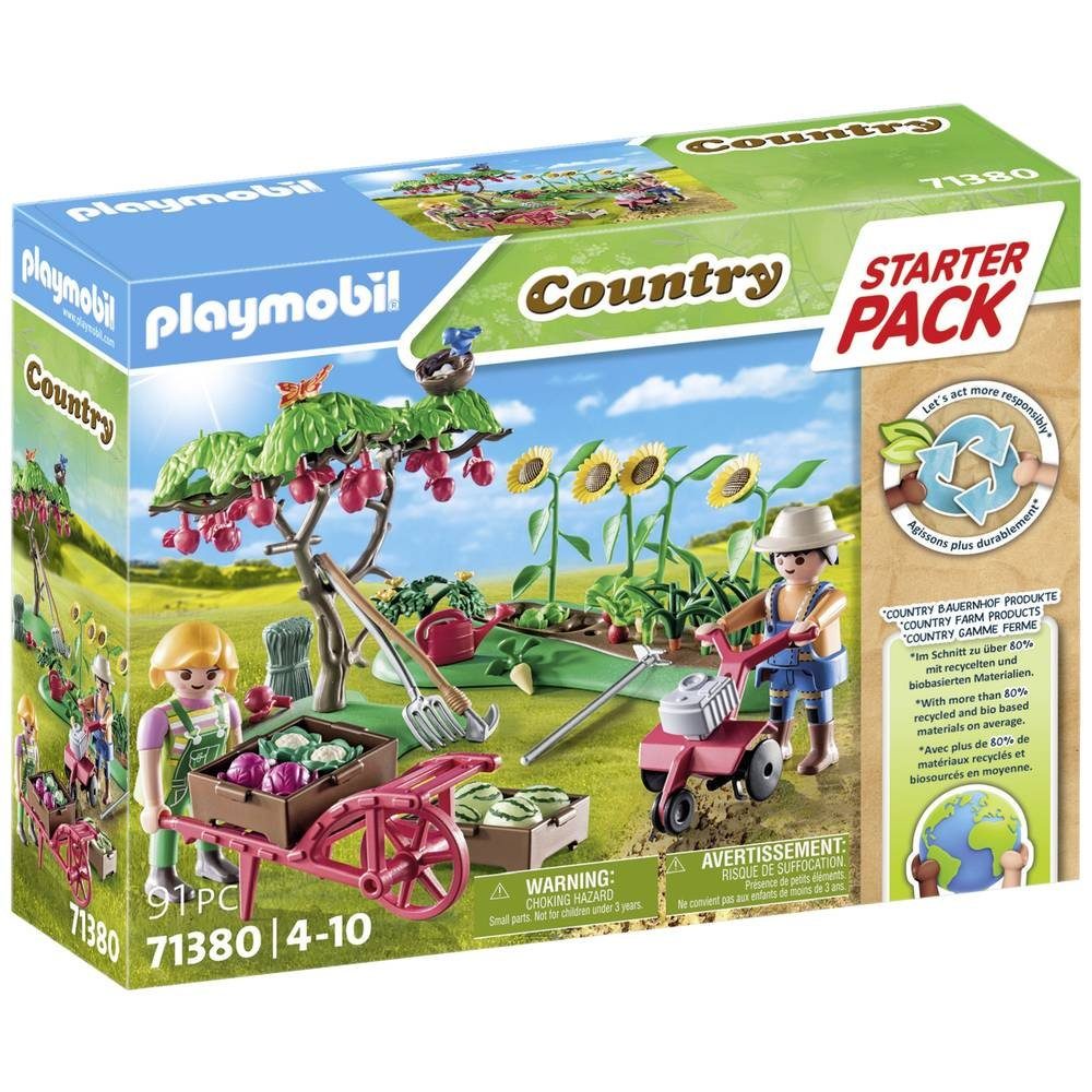 Playmobil® Starter Pack Bauernhof Gemüsegarten Konstruktions-Spielset