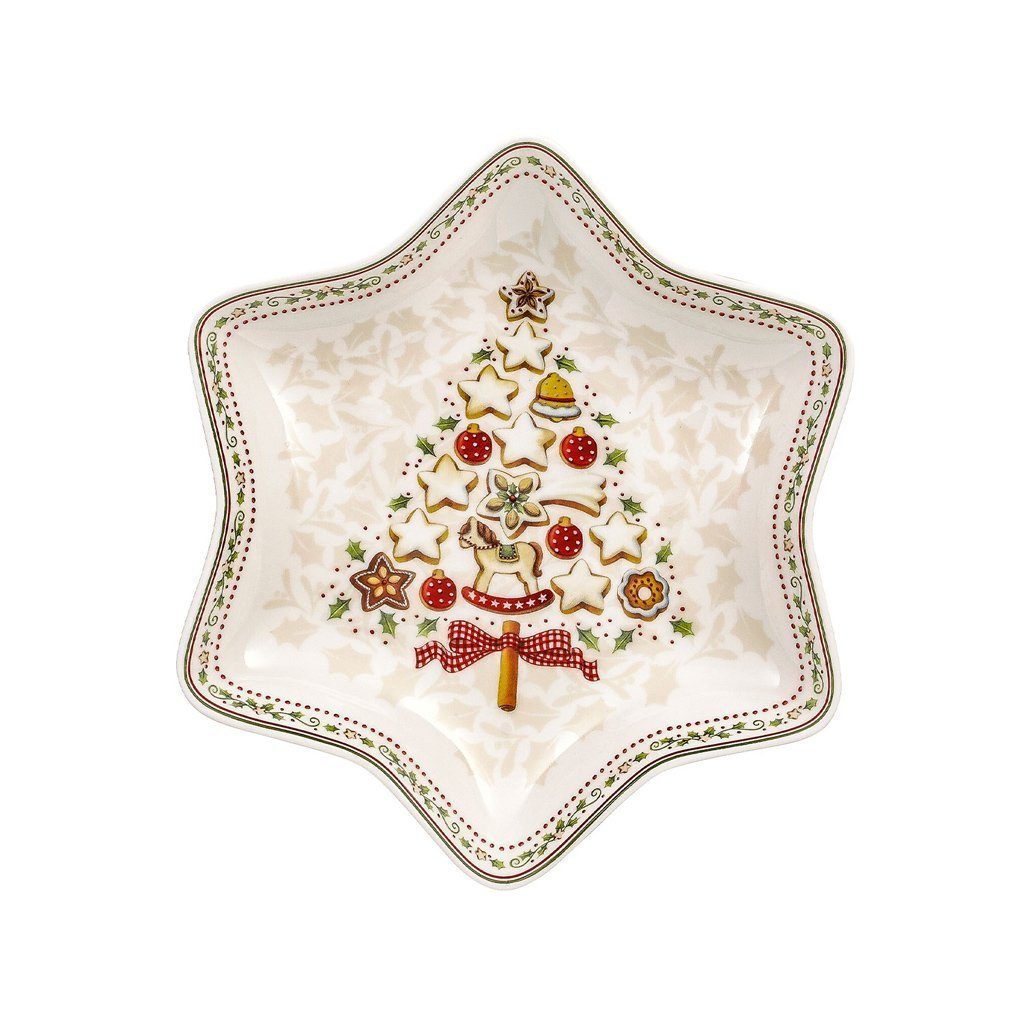 Villeroy & Boch Müslischale Winter Bakery Delight Sternschale, Porzellan, (1-tlg)