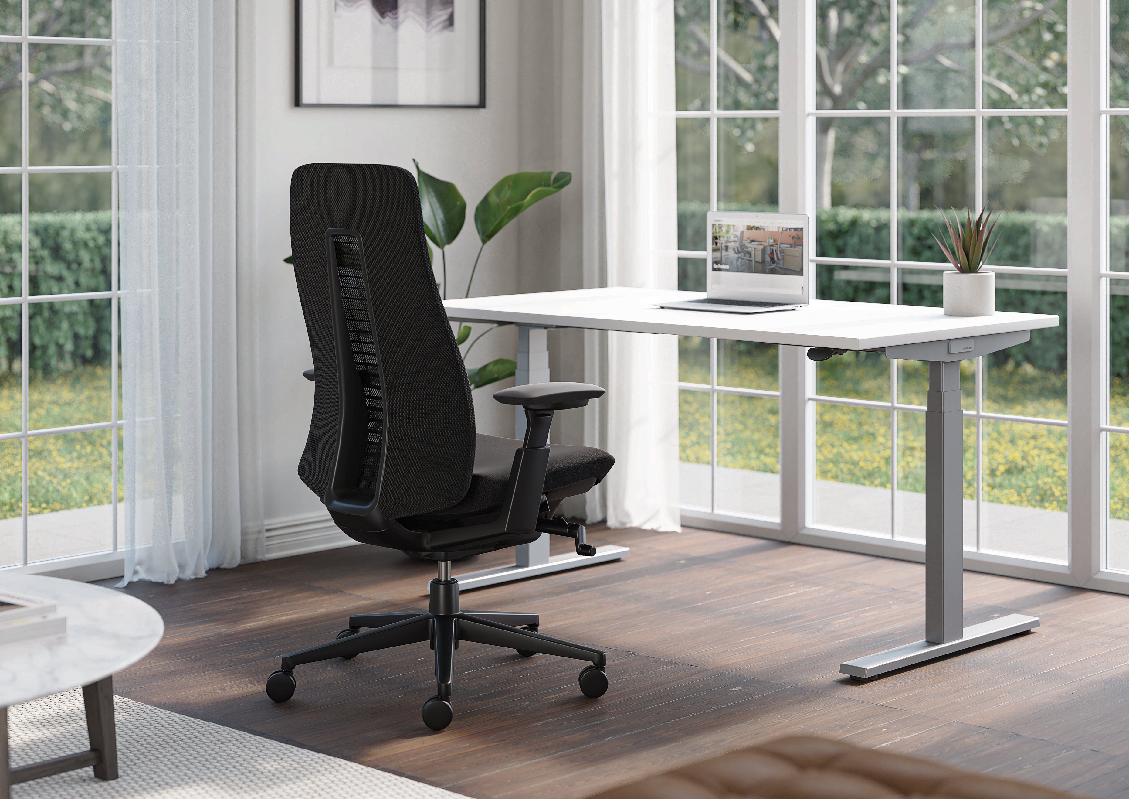 Haworth Drehstuhl Fern, ergonomischer Bürostuhl Design nachhaltigem in ausgezeichnetem