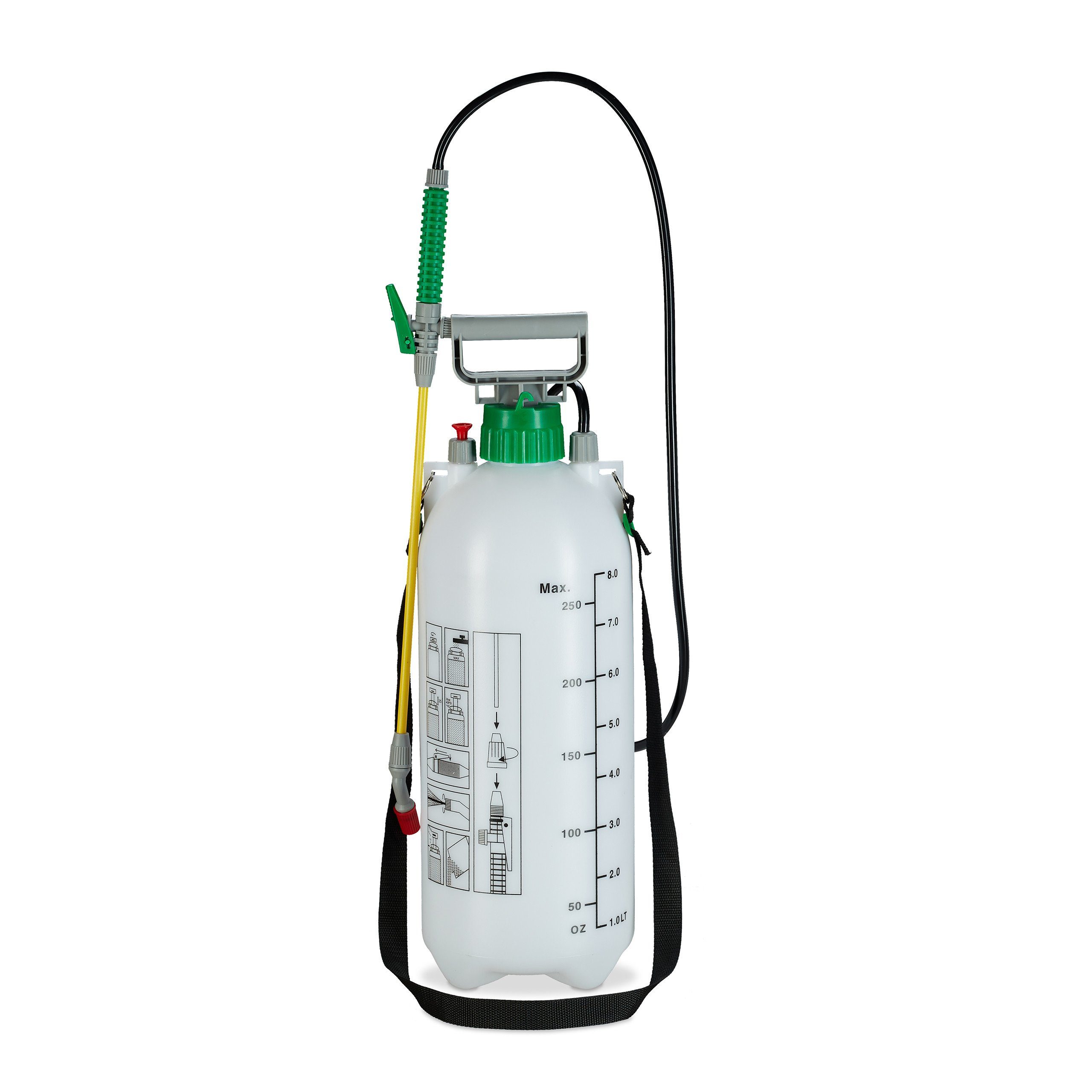 Drucksprühgerät Drucksprüher 8 Liter