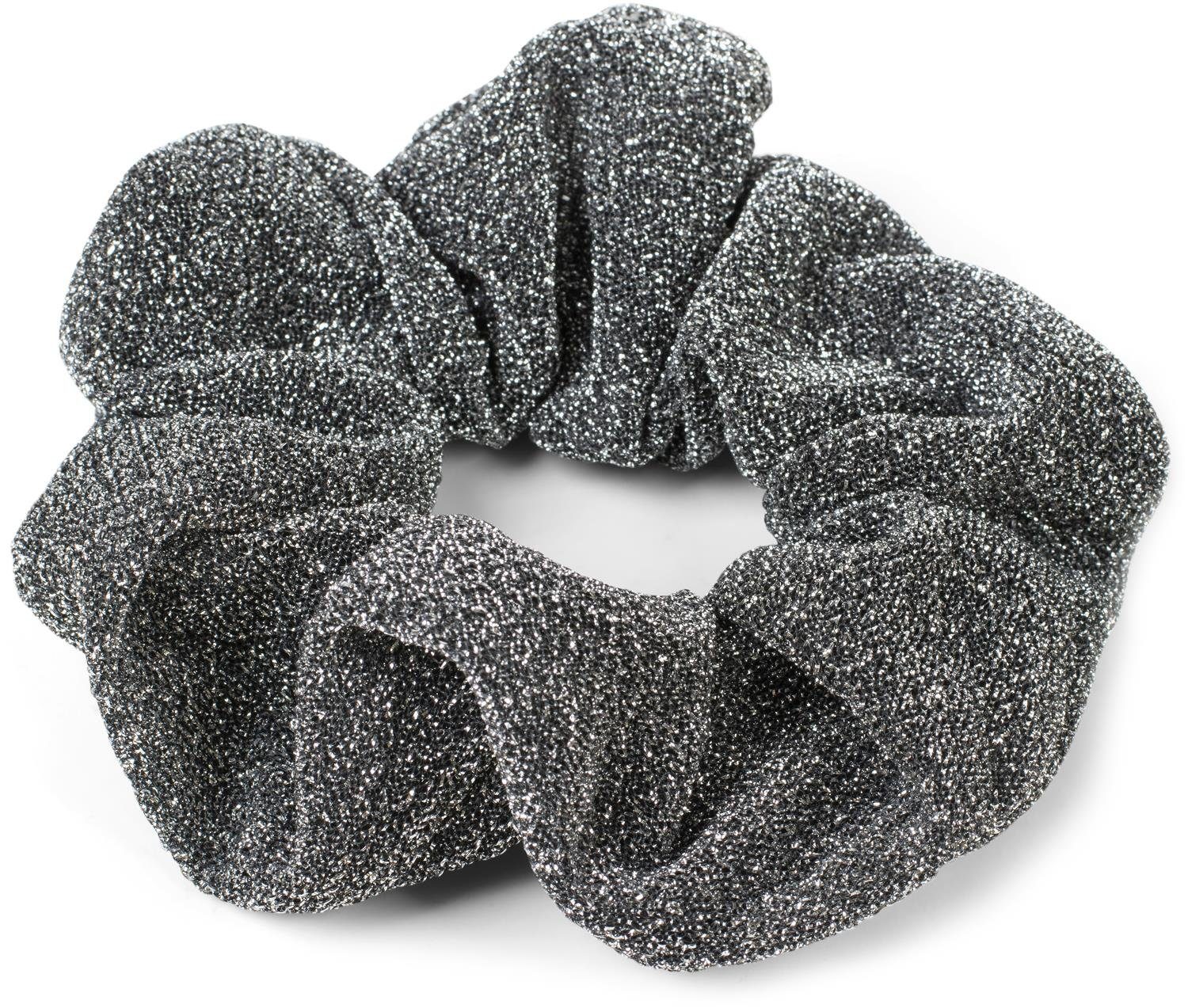 styleBREAKER Haargummi, 1-tlg., Glitzer Scrunchie Haargummi
