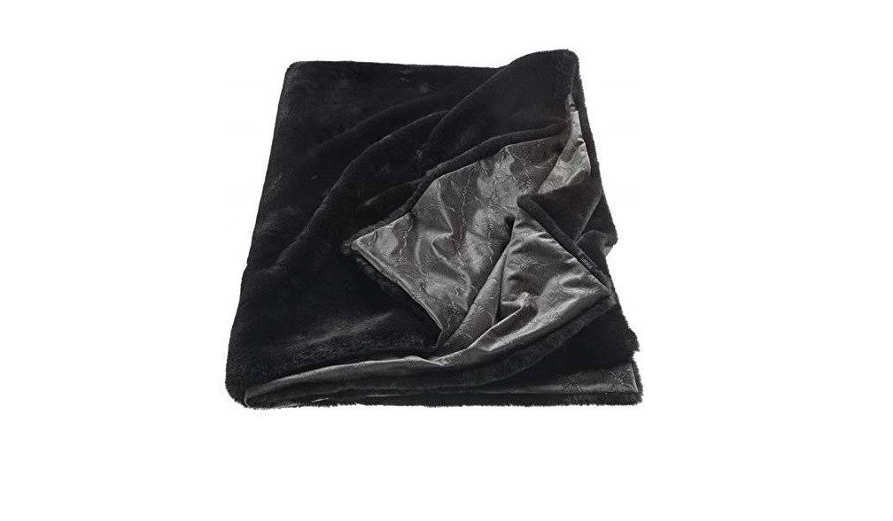 Plaid JOOP! Plaid Smooth 130x170 cm Chalet 130x200 cm, JOOP!, Wendedesign, Fake Fur und Samt Optik