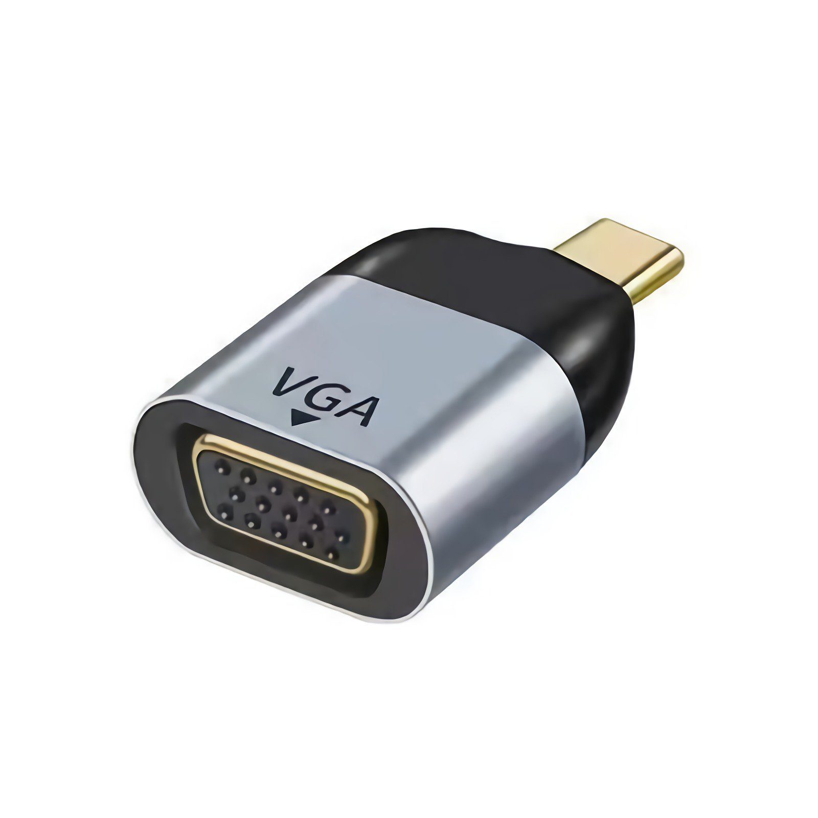 Bolwins F29 USB-C VGA Adapter Kabel 3D 1080p für TV PC Laptop Tablet Handy Audio- & Video-Adapter USB-C zu VGA, 0 cm, USB-C auf VGA Adapter, Full HD 1080p@60Hz