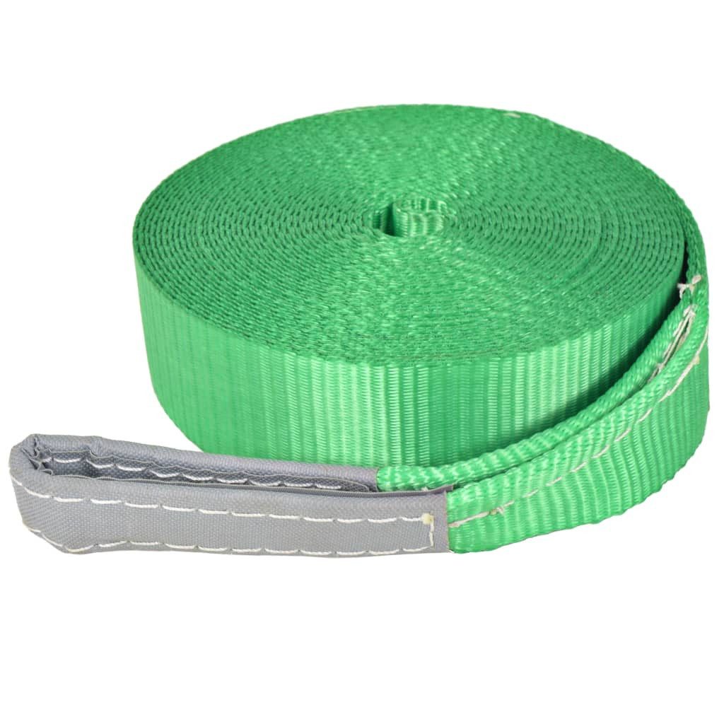 vidaXL Slackline Slackline 15 m x 50 mm 150 kg Grün