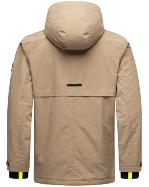 Stone Harbour Regenjacke Zanjaar Wasserdichte Herren Übergangsjacke mit Fleece-Futter