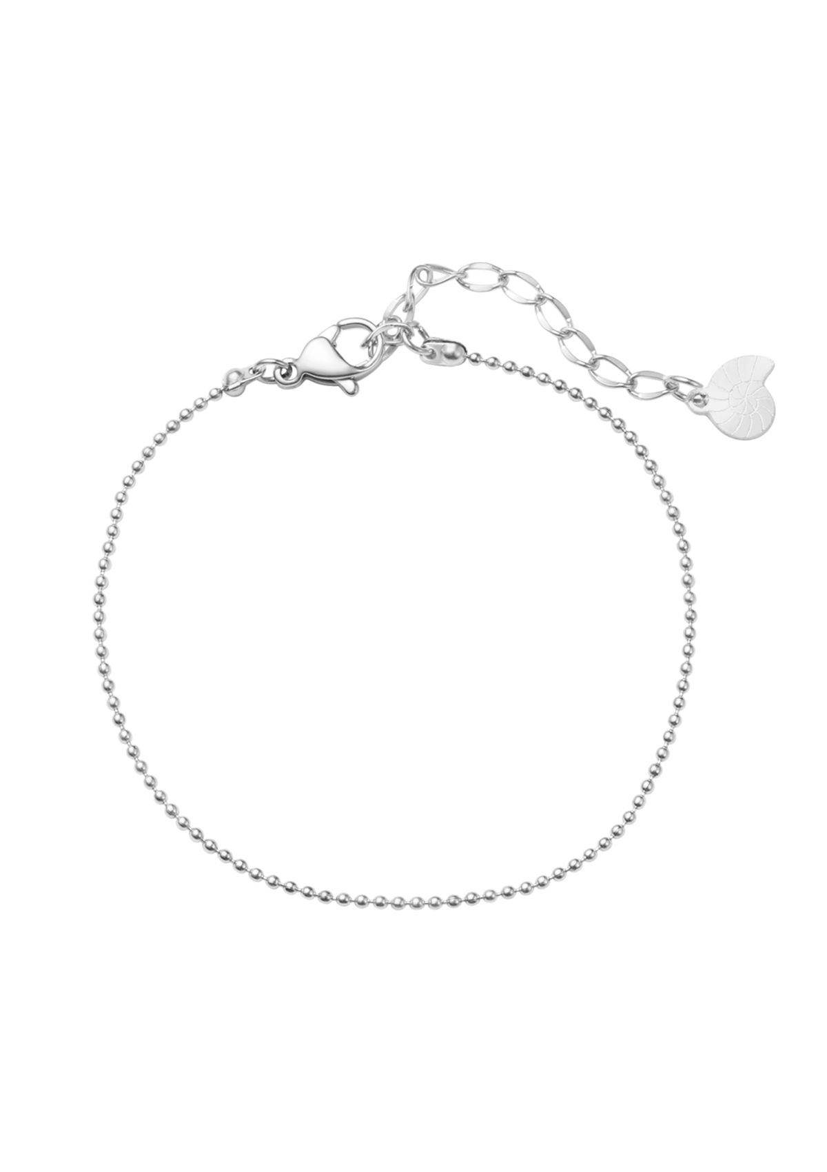 Hey Happiness Edelstahlarmband Kugel dünn, Erbskettchen günstig online kaufen