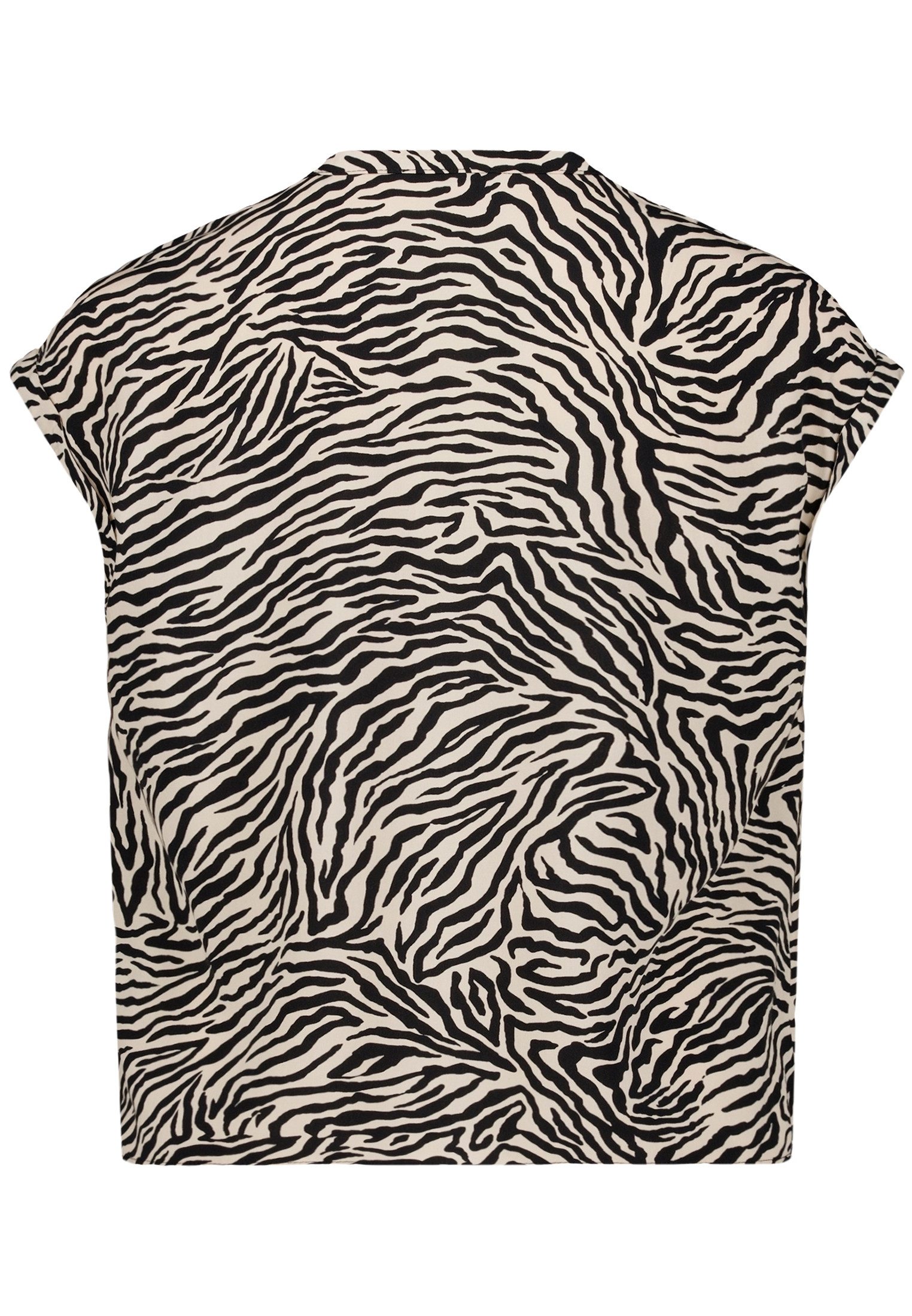 Zero Schlupfbluse Damen mit Animalprint
