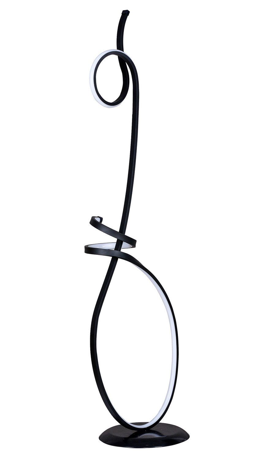 Picasso, 30x25x120cm, schwarz LED-Streifen Stehlampe Feldmann-Wohnen Multicolor