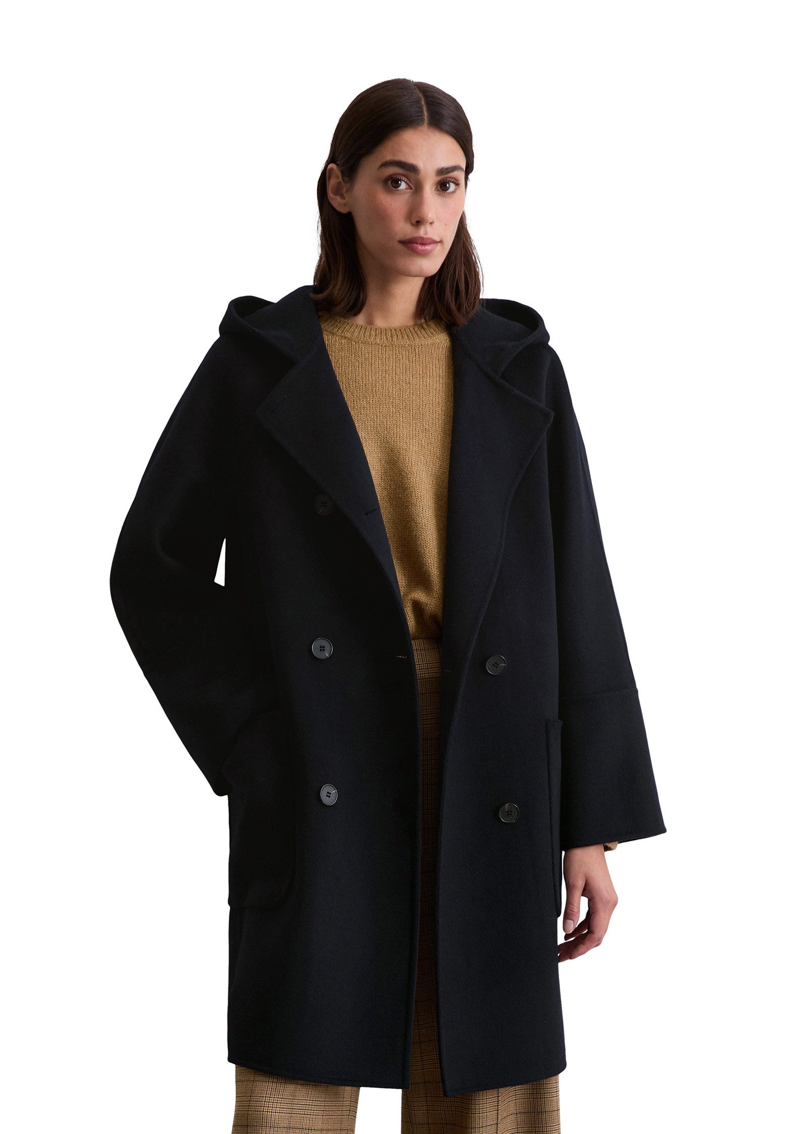 Marc O'Polo Wollmantel aus Doubleface-Wolle-Mix