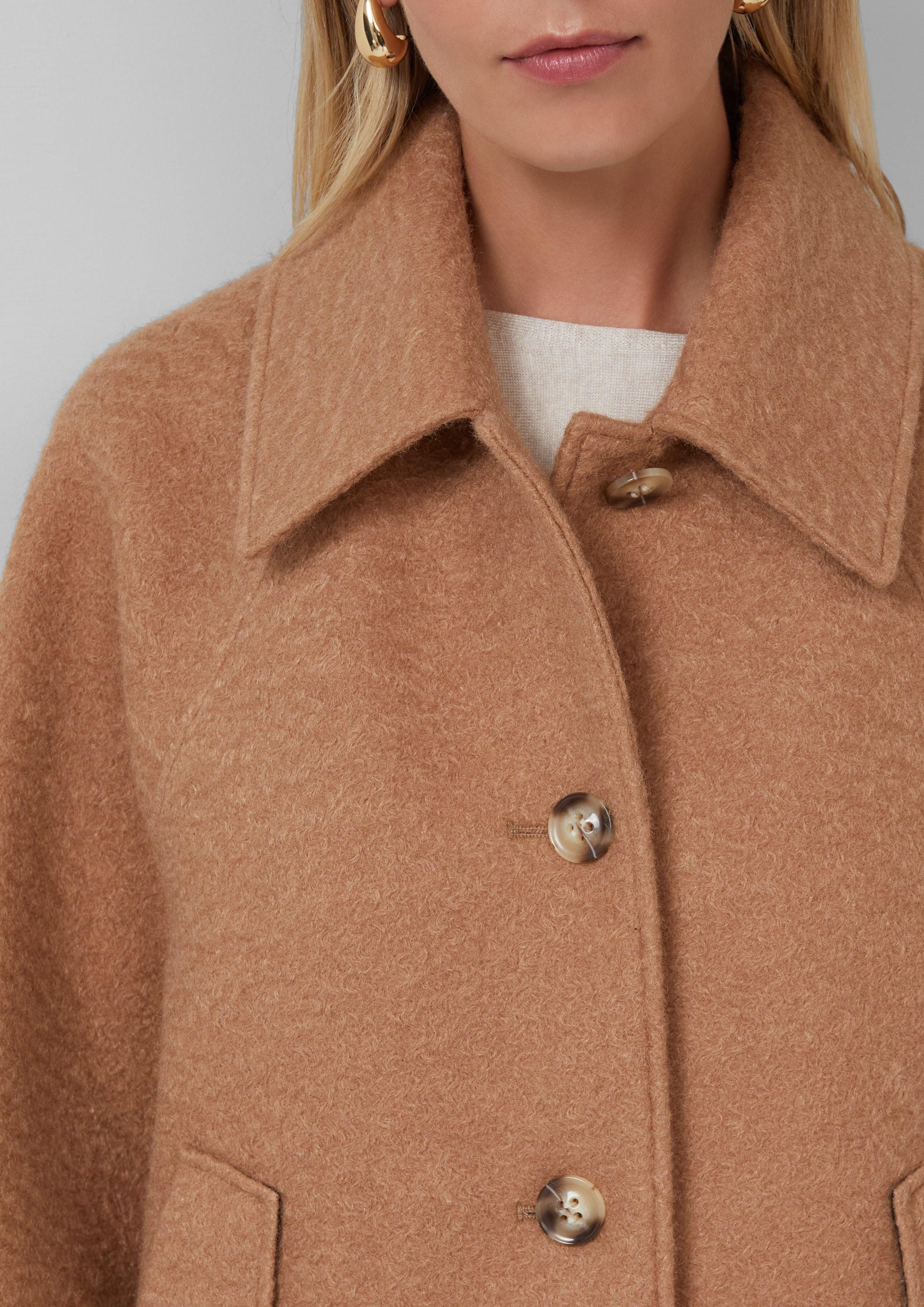 s.Oliver BLACK LABEL Kurzjacke Bouclé-Jacke im günstig online kaufen