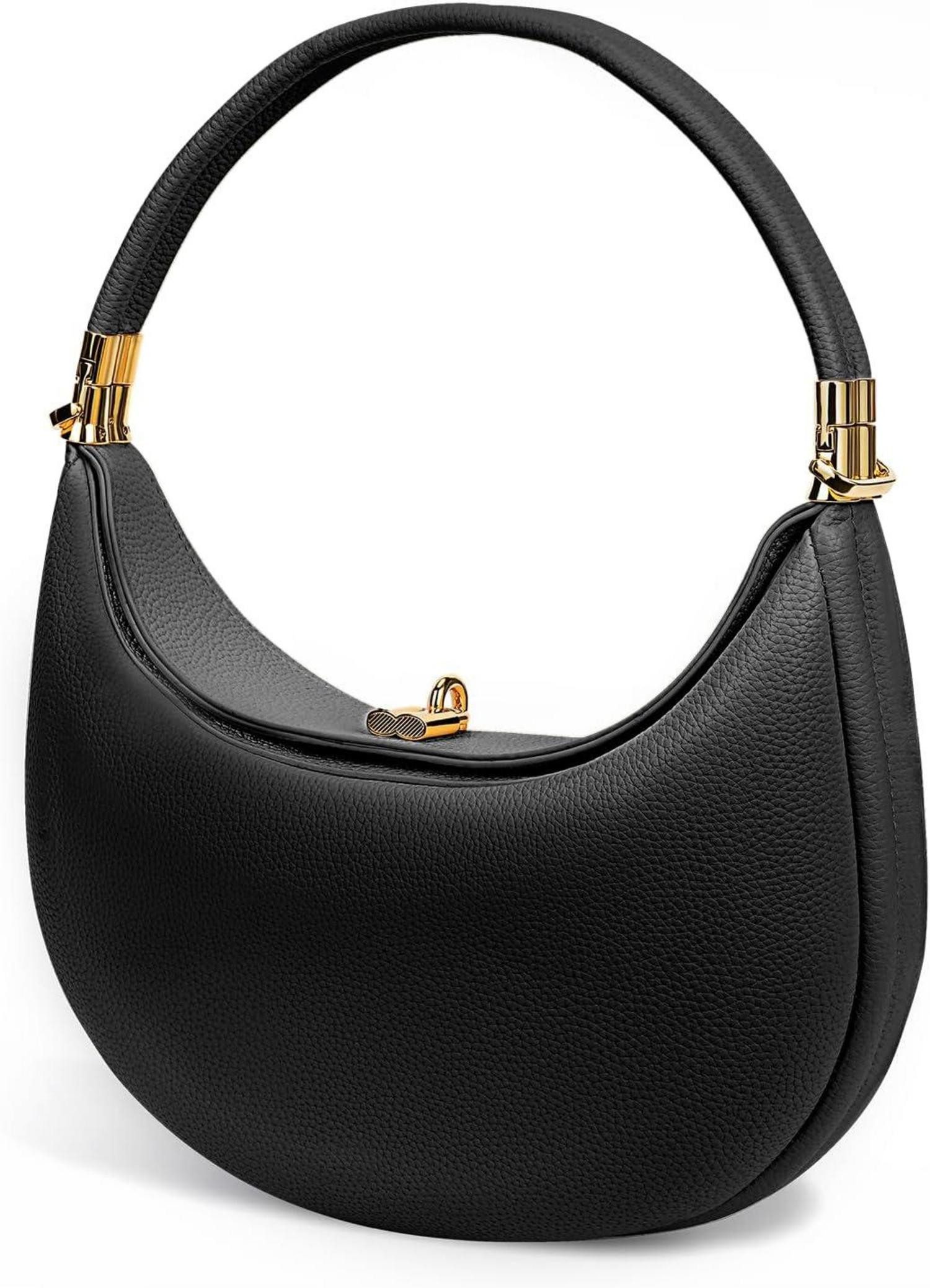 Hobo Moon Bag Crossbody Damen Y2K Handtasche Halbmond Elegant Tote Klein