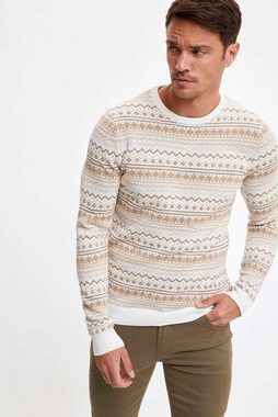 DeFacto Strickpullover Herren Strickpullover SLIM FIT