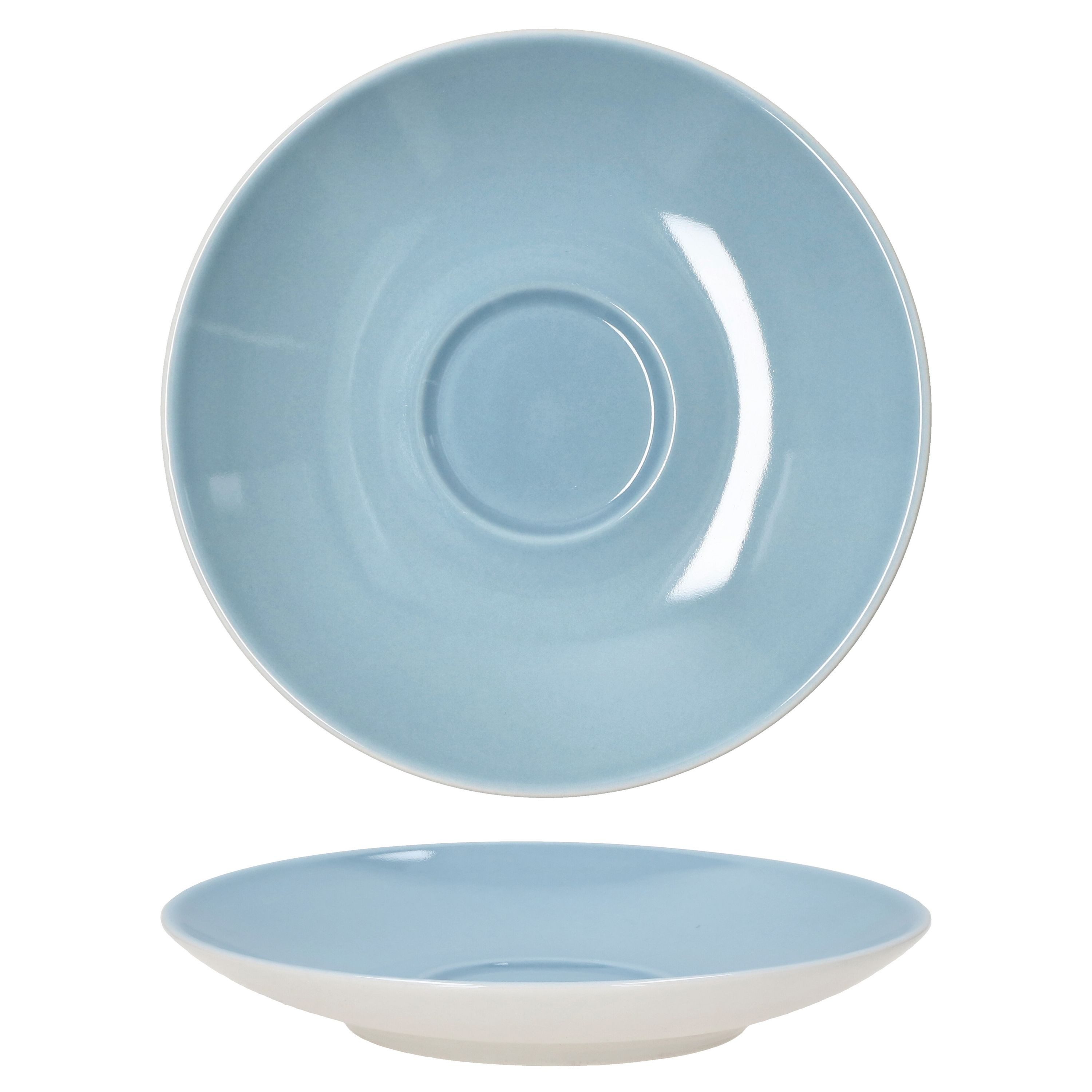 MamboCat Tasse 4er Set Nordic Blau Doppio Espresstassen mit Untertassen, Porzellan – Bild 5 von 5