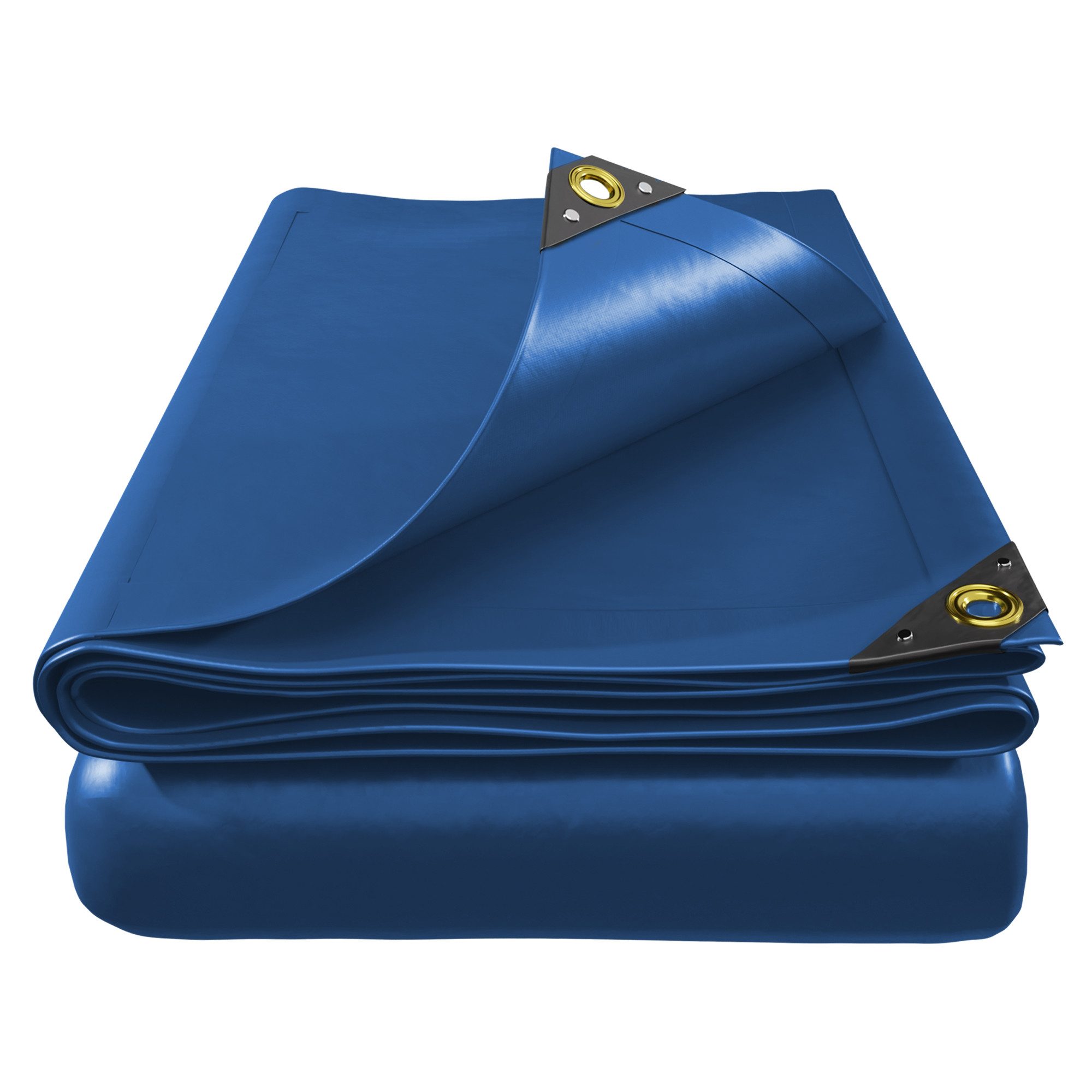 VESKA Schutzplane Profi Abdeckplane 650g/m² Gewebeplane, LKW Plane, Bootsplane, Poolabdeckung, Zeltunterlage, für Camping & Outdoor Garten
