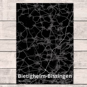 Mr. & Mrs. Panda Postkarte Bietigheim-Bissingen - Geschenk, Dorf, Dankeskarte, Städte, Stadt, St