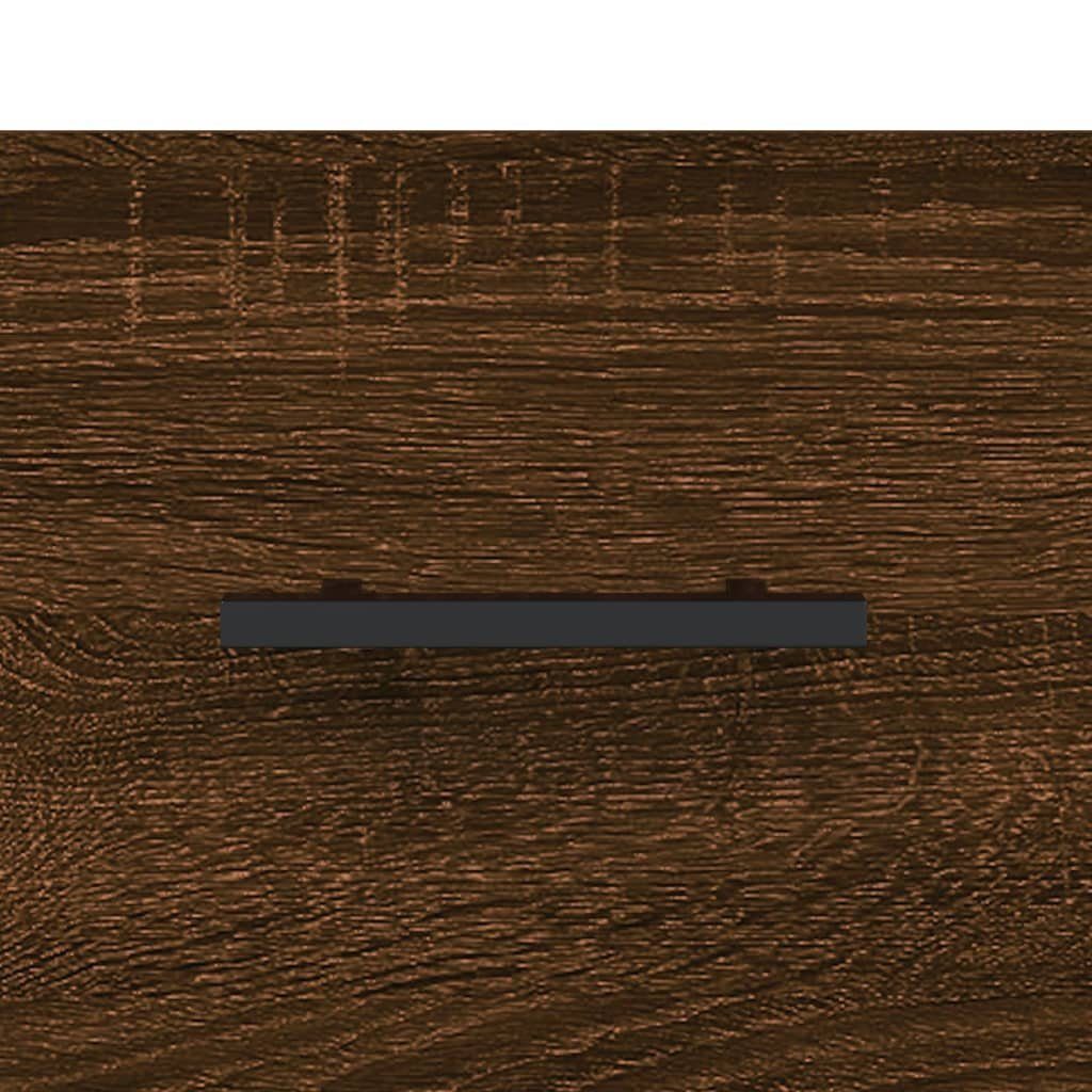 35x35x20 vidaXL Eichen-Optik Fächerschrank (1-St) Eiche cm Braun Braune Wand-Nachttisch
