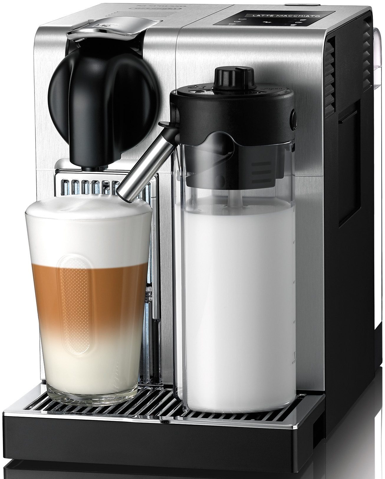 Lattissima Pro DeLonghi, Willkommenspaket Nespresso 14 inkl. EN 750.MB Silver, Kapselmaschine Kapseln von mit