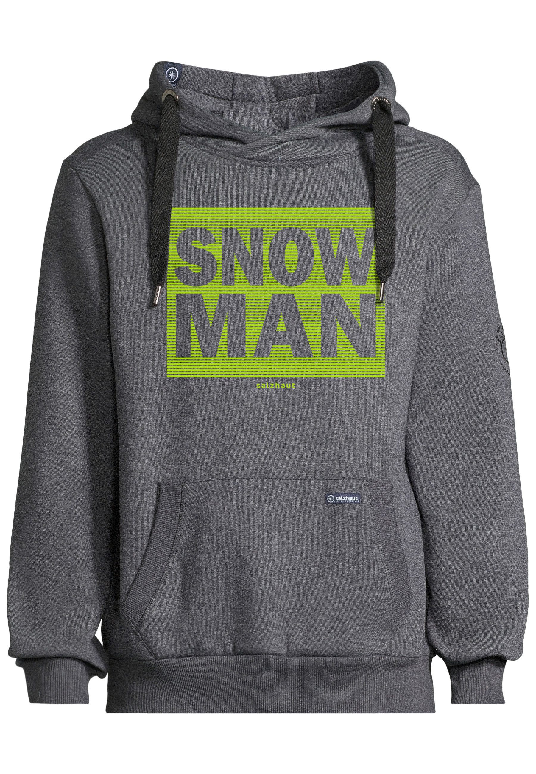 salzhaut Hoodie HEFF - SNOWMAN Herren normale Passform